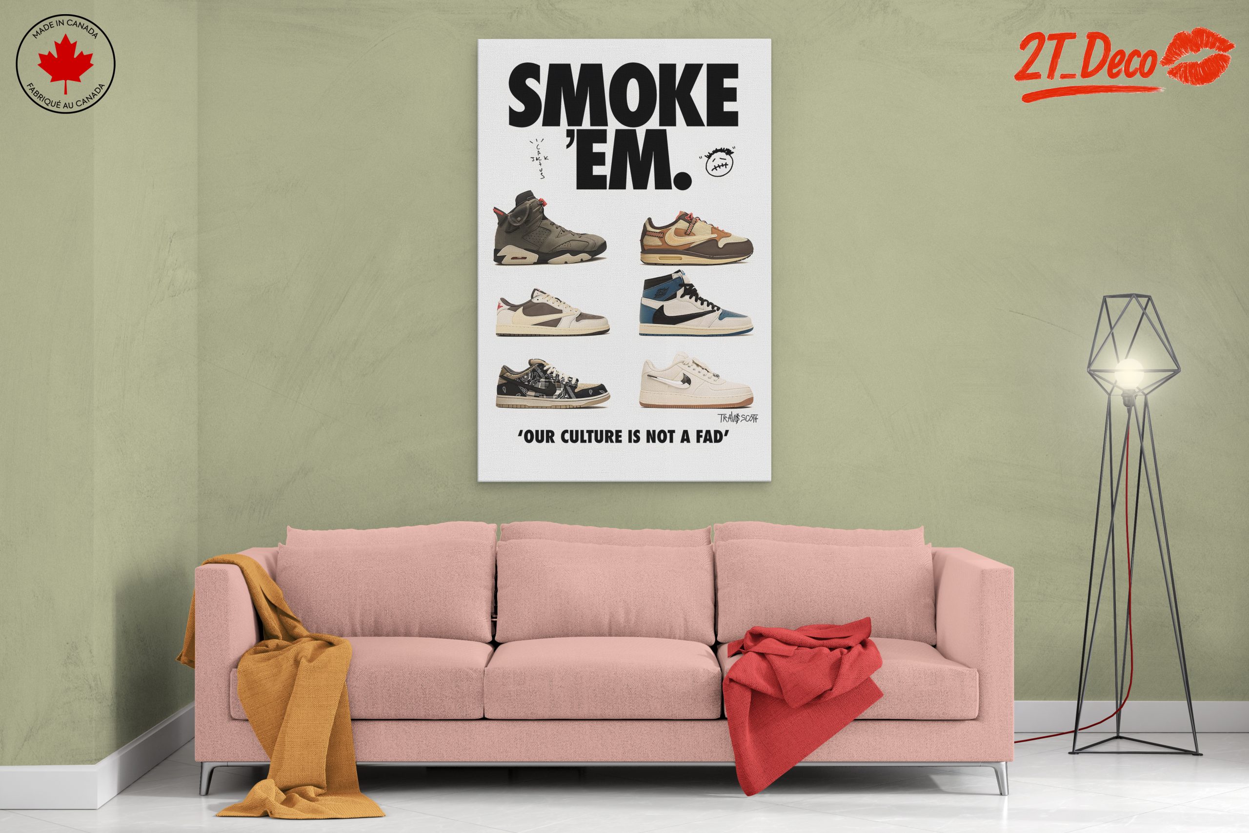 Streetwear Culture Sneakers Artwork - Image 2