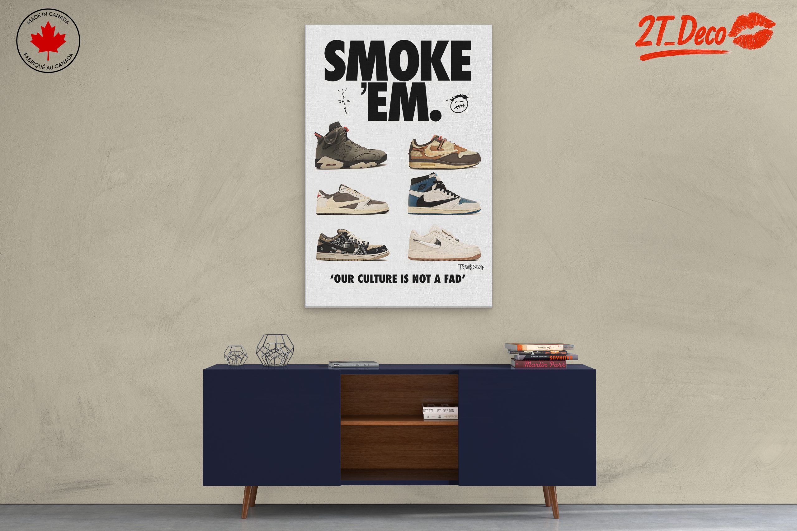 Streetwear Culture Sneakers Artwork - Image 3