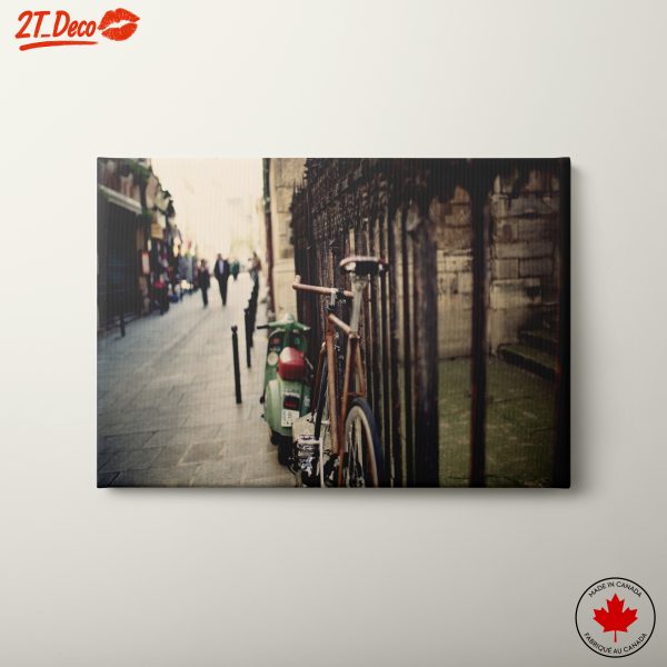 Charming Urban Scene with Bicycle