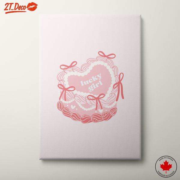 Heart-Shaped Cake Art for Lucky Girls