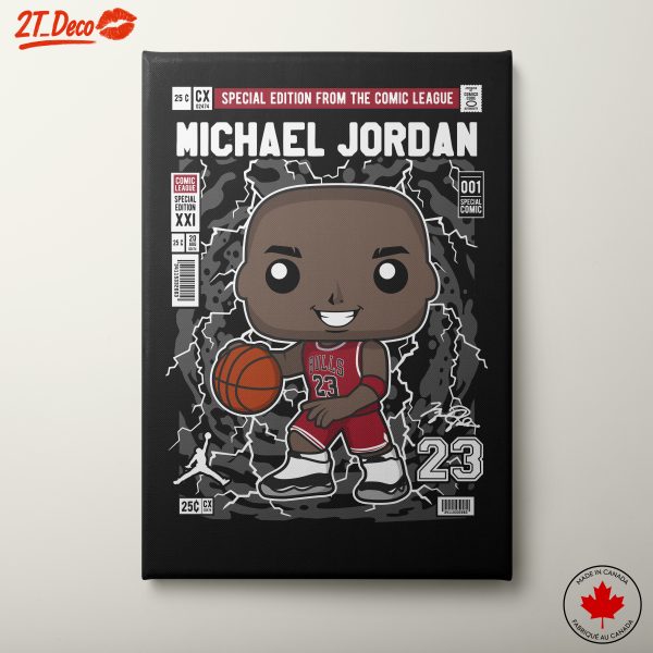 Michael Jordan Pop Art Inspired Design