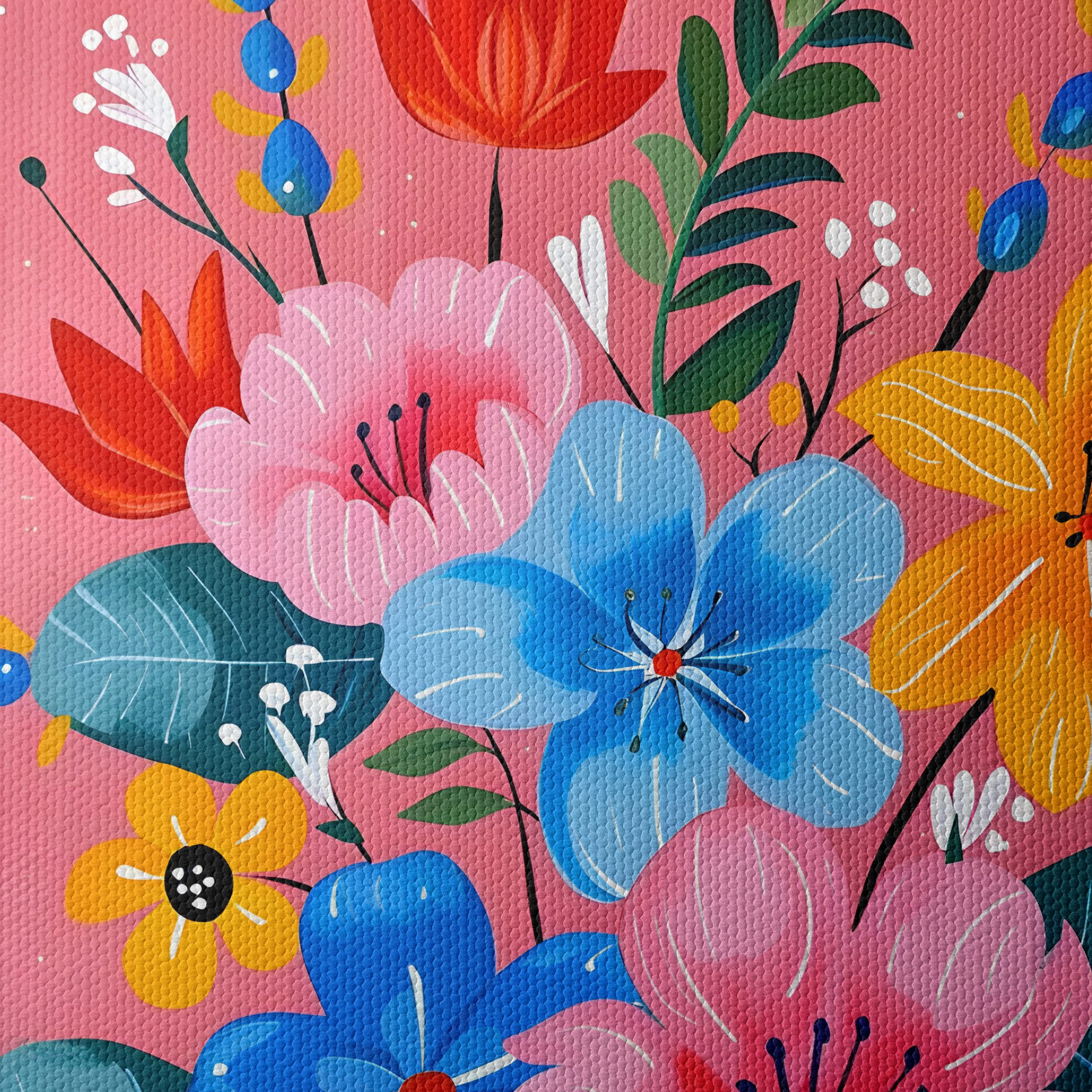 Vibrant Floral Art in Bold Colors 2 - Image 4