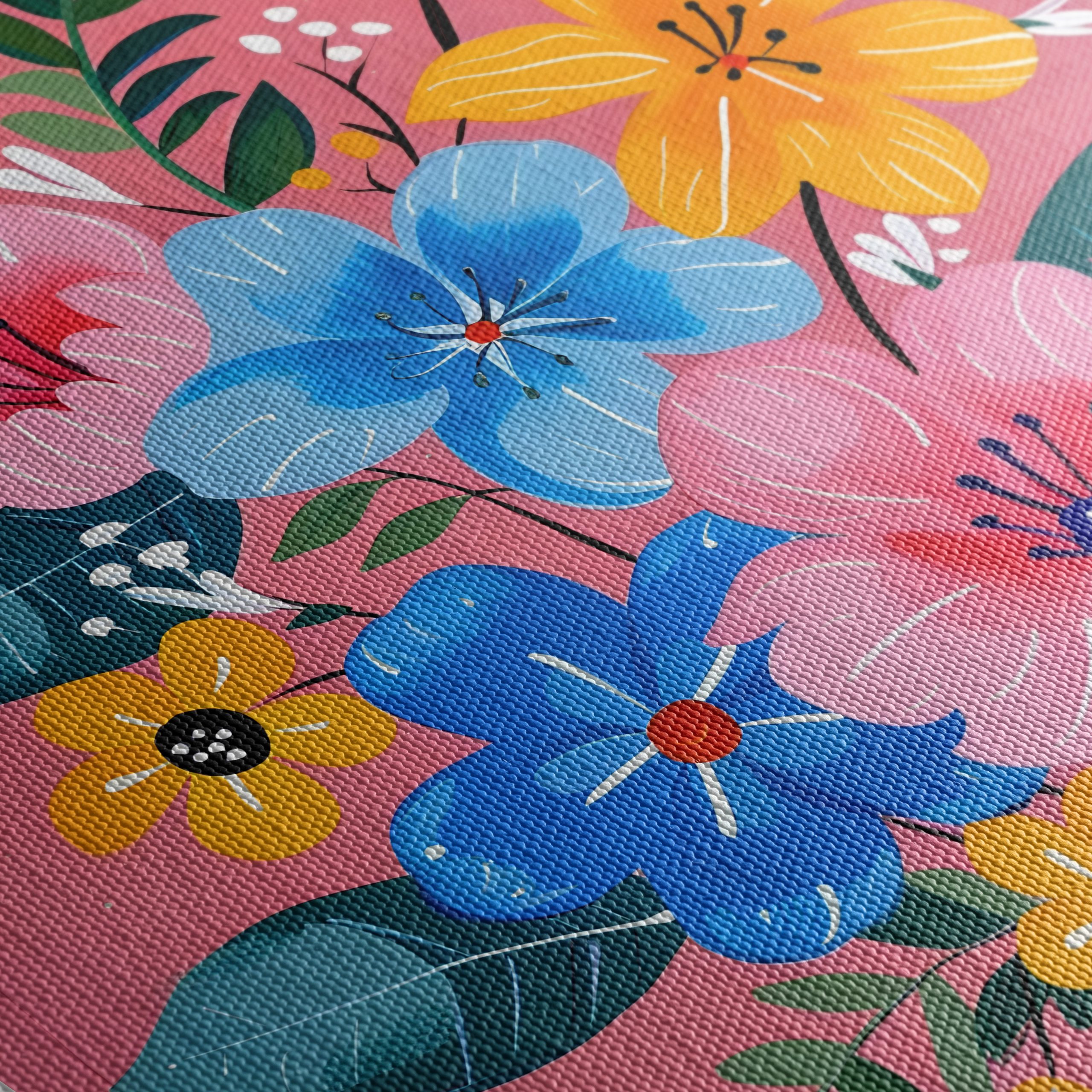 Vibrant Floral Art in Bold Colors 2 - Image 5