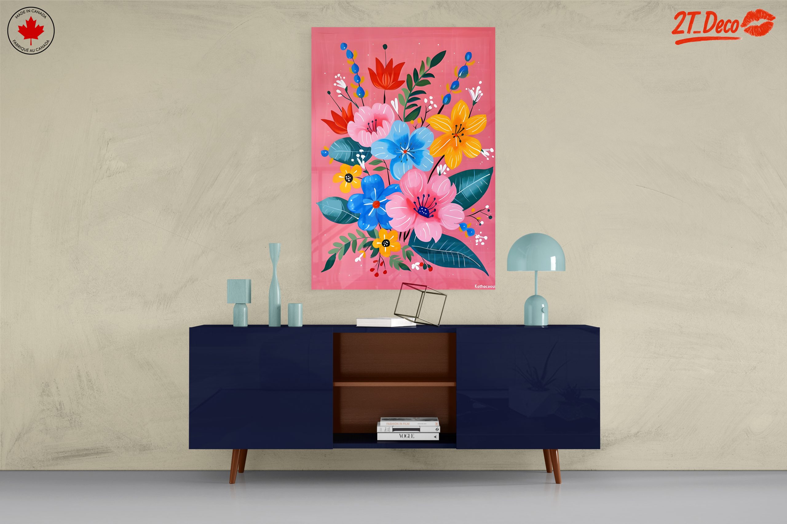 Vibrant Floral Art in Bold Colors 2 - Image 8