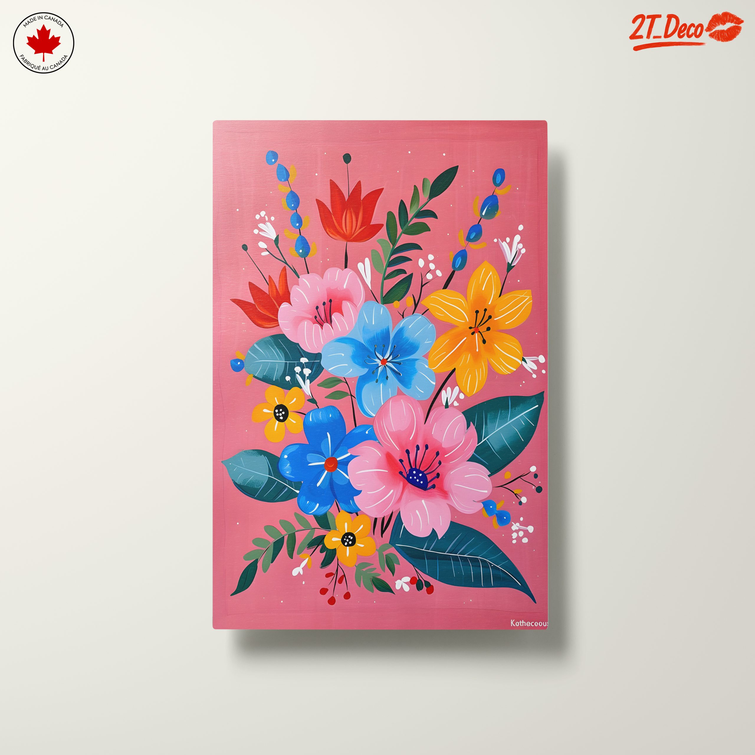 Vibrant Floral Art in Bold Colors 2 - Image 10