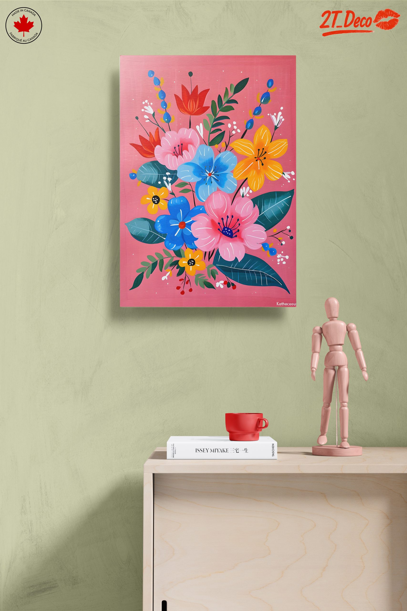Vibrant Floral Art in Bold Colors 2 - Image 14