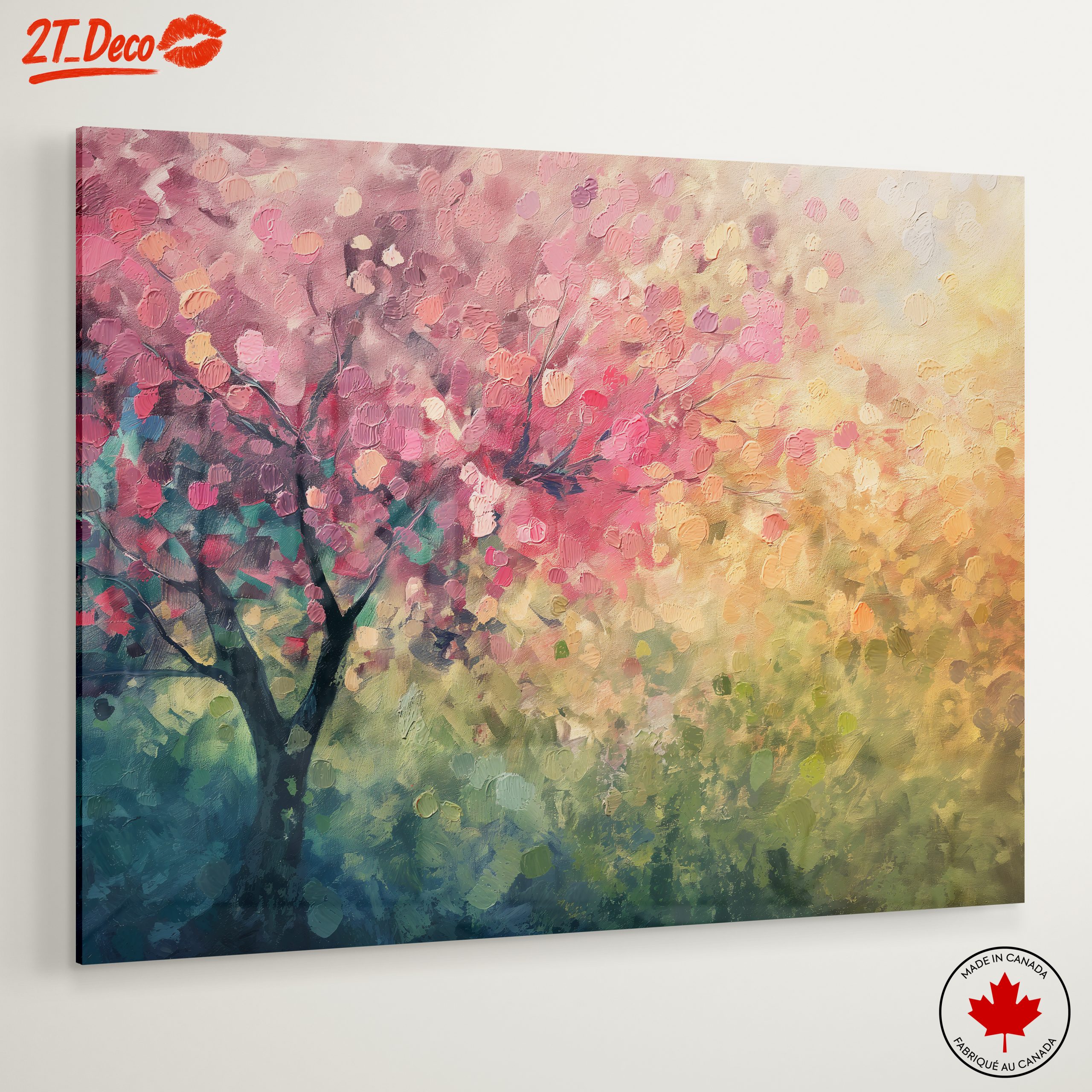 Abstract Floral Tree Art - Image 6