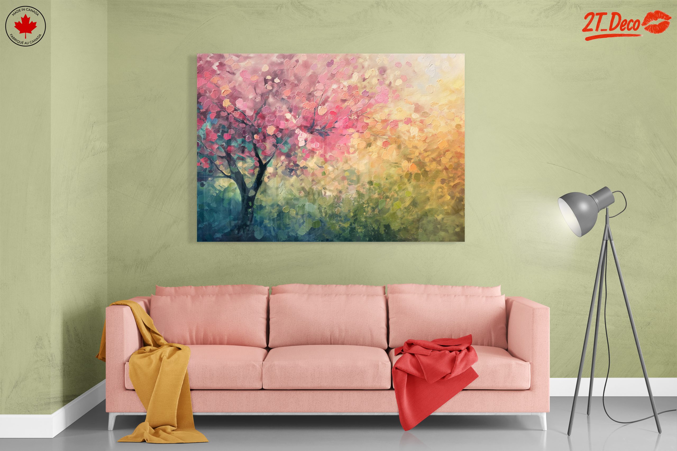 Abstract Floral Tree Art - Image 7