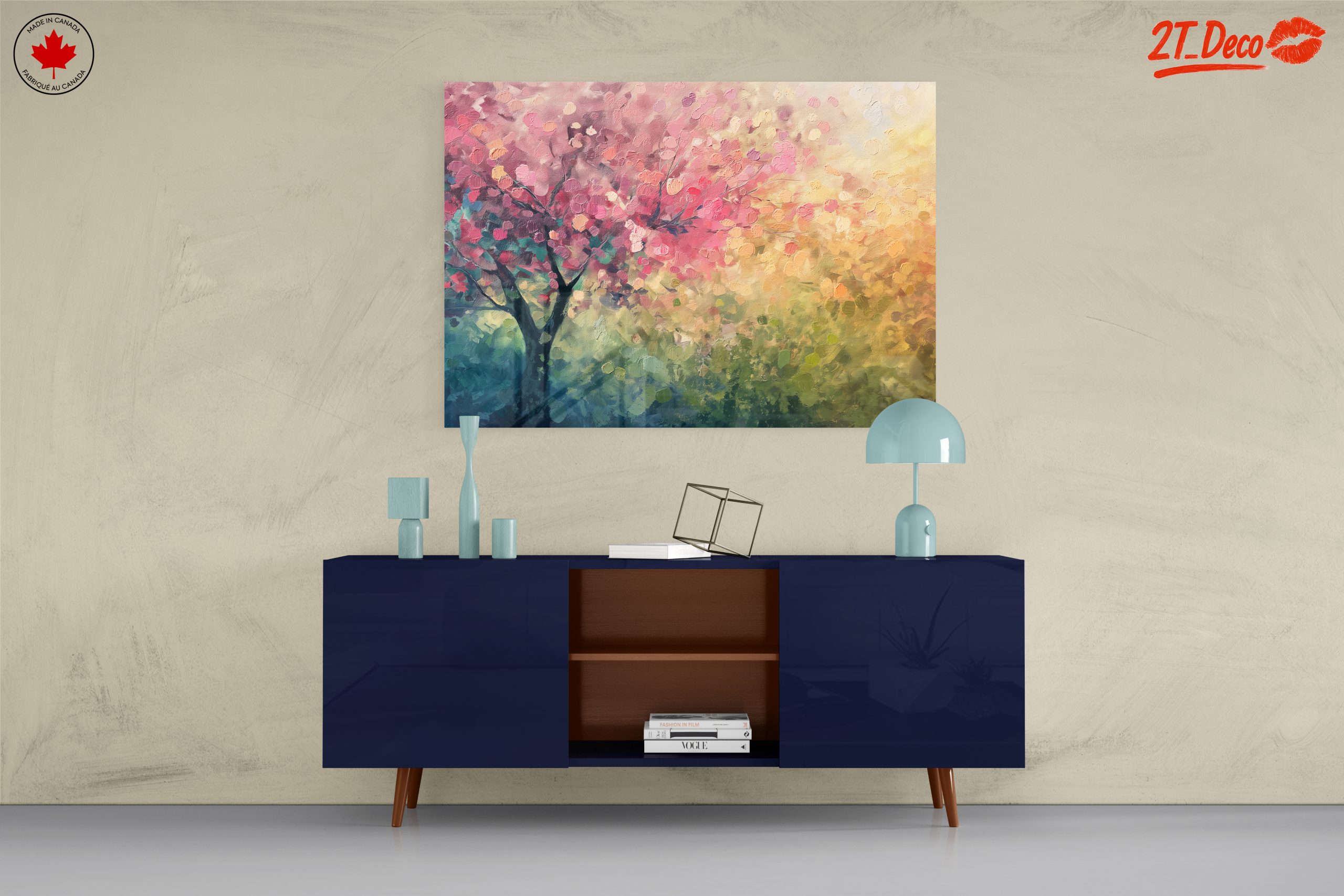 Abstract Floral Tree Art - Image 8