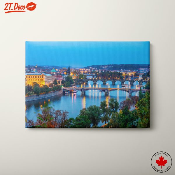 Prague Cityscape at Dusk