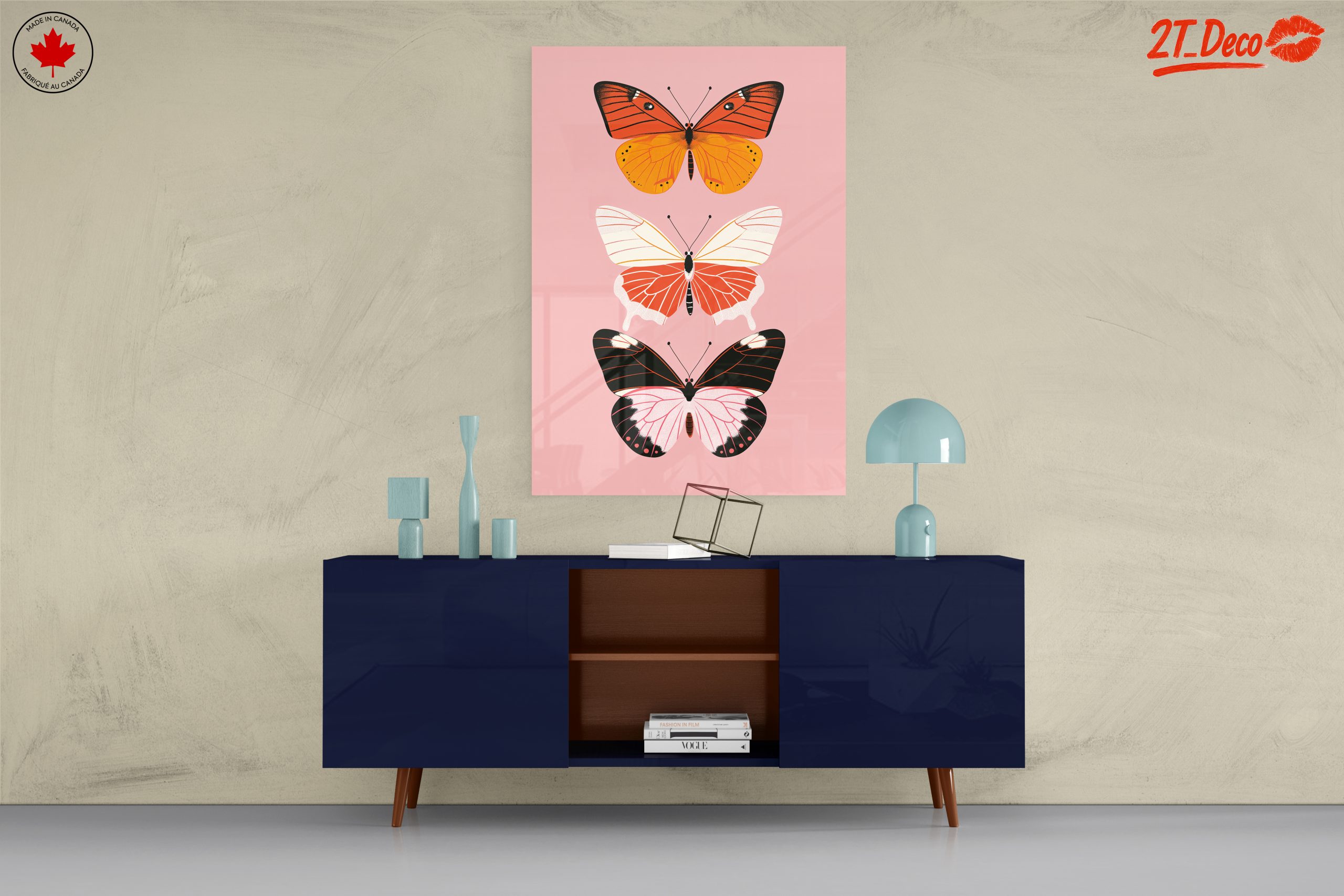 Elegant Butterfly Artwork with Vibrant Colors - Image 8