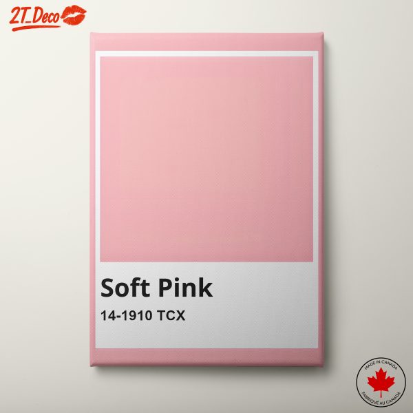Soft Pink Art for Calm Spaces