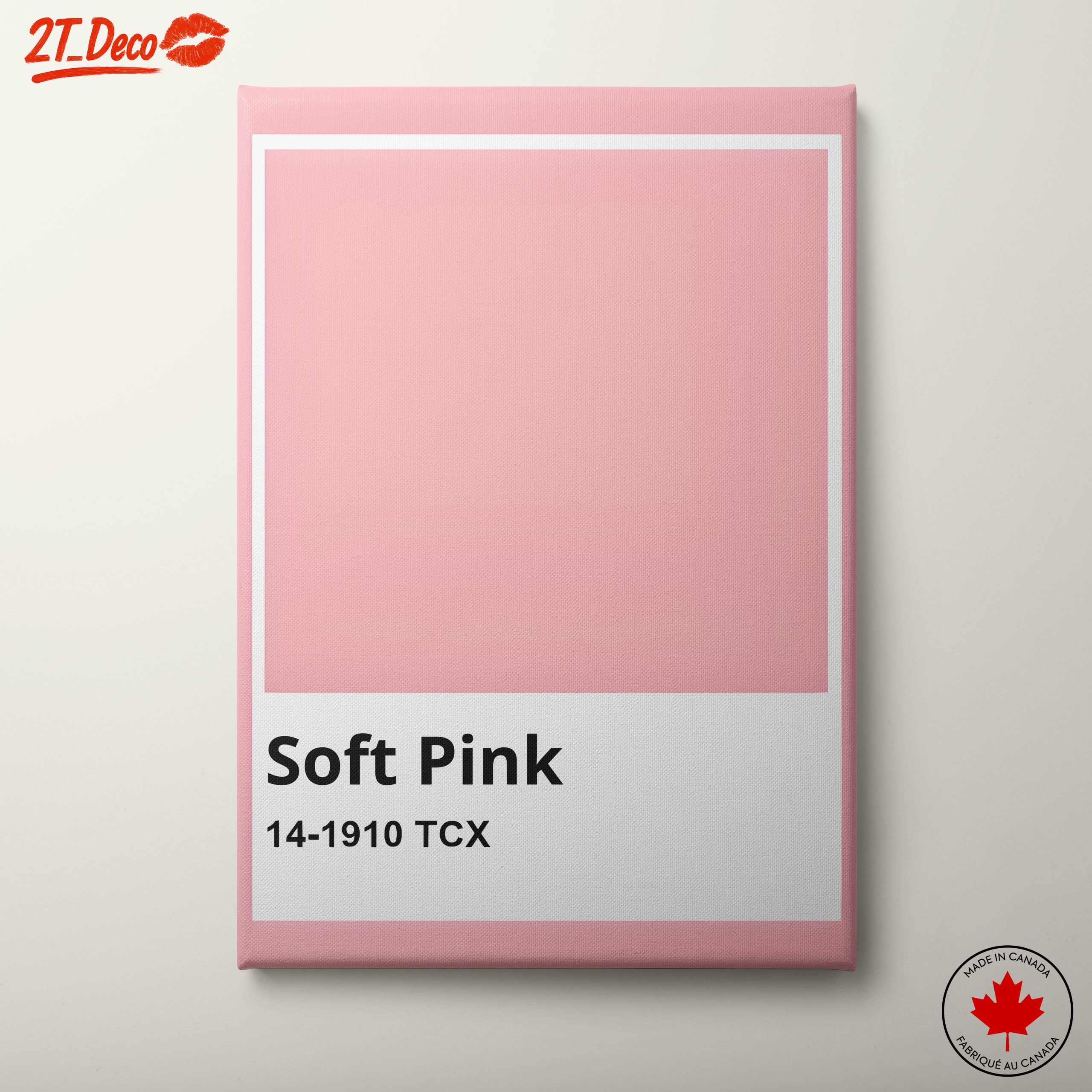 Soft Pink Art for Calm Spaces