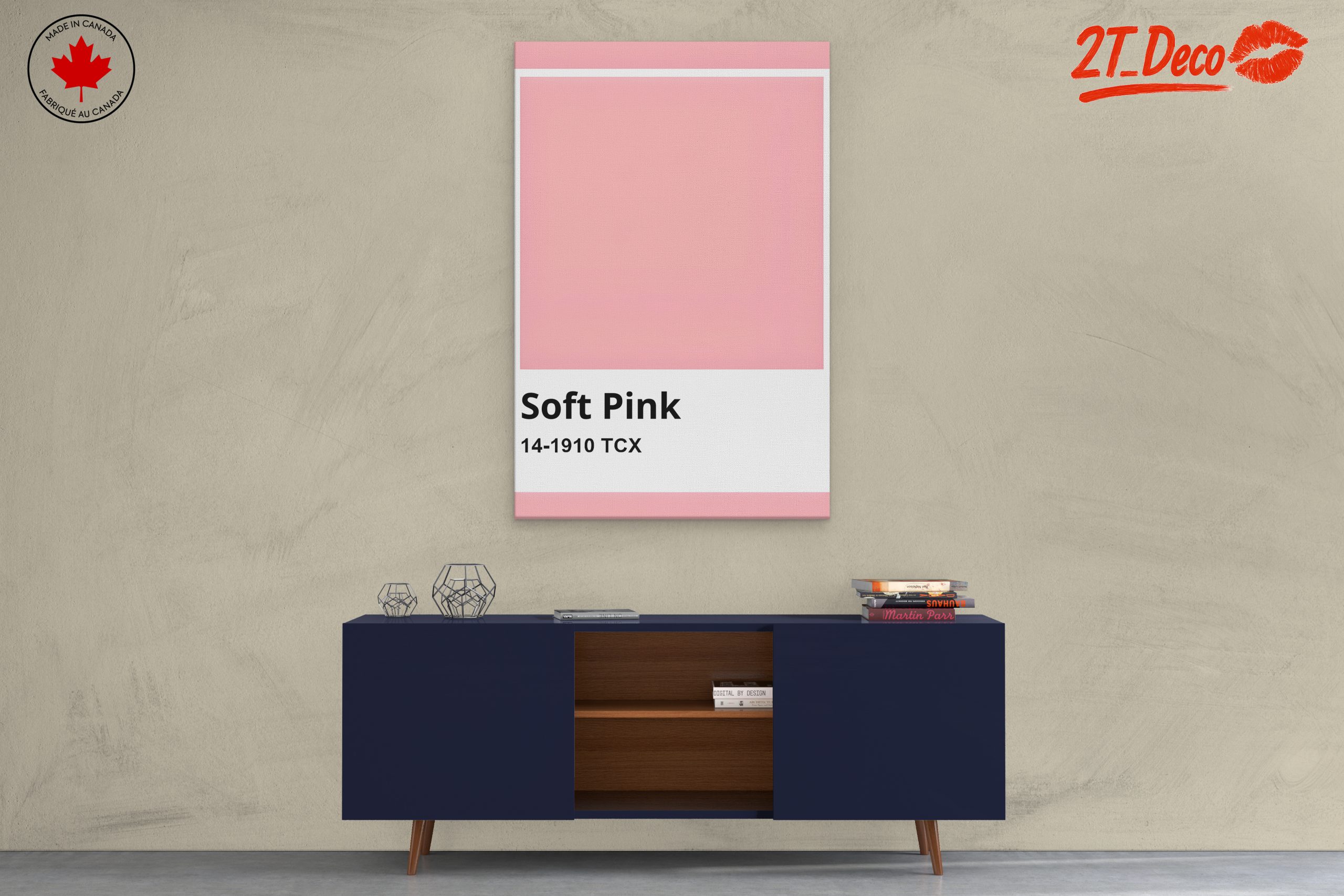 Soft Pink Art for Calm Spaces - Image 3