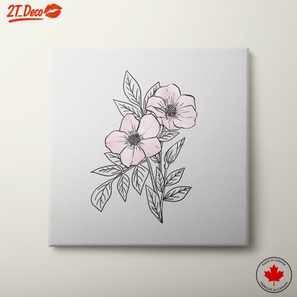 Delicate Floral Botanical Artwork