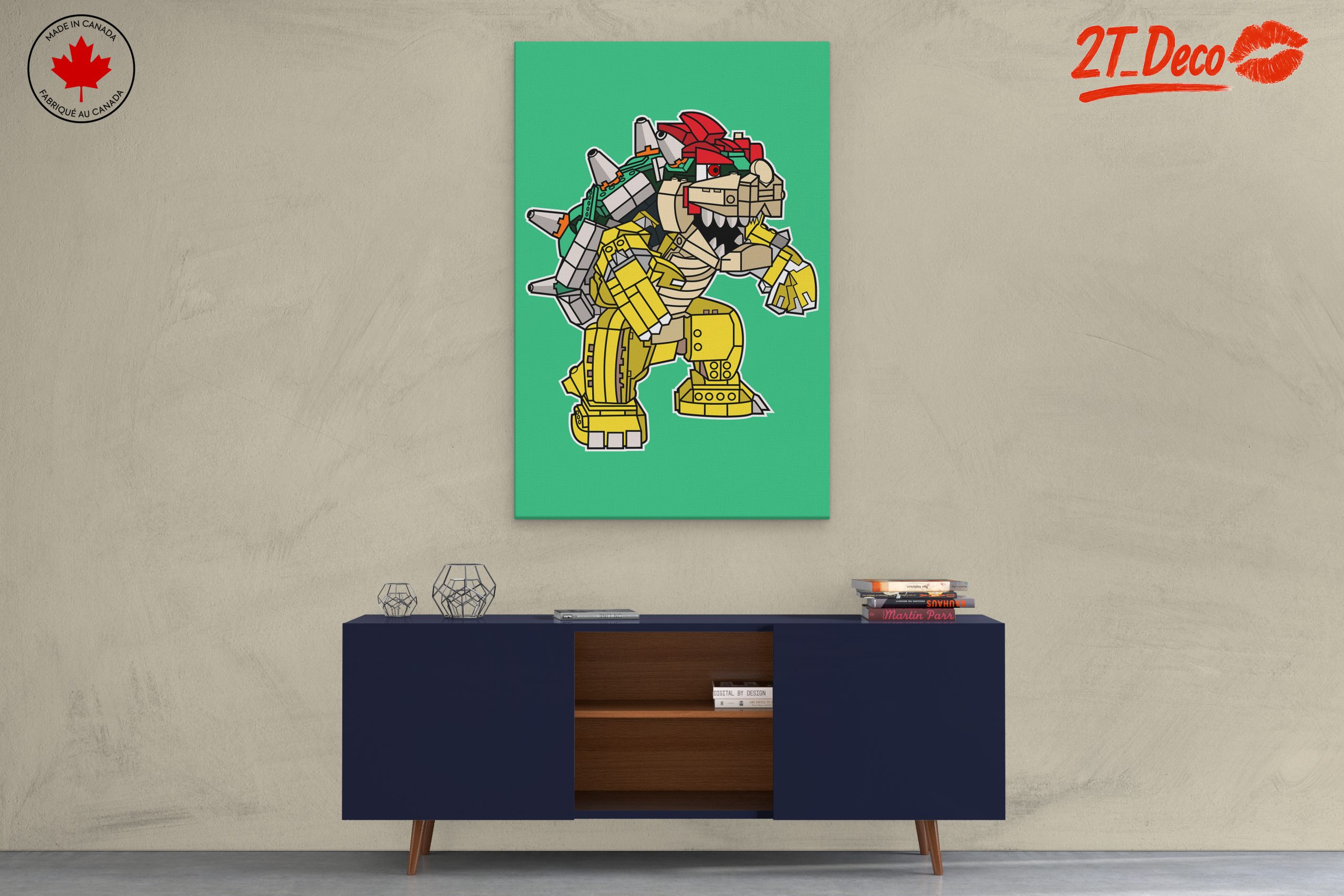 Bowser Character Art in Anime Style - Image 3