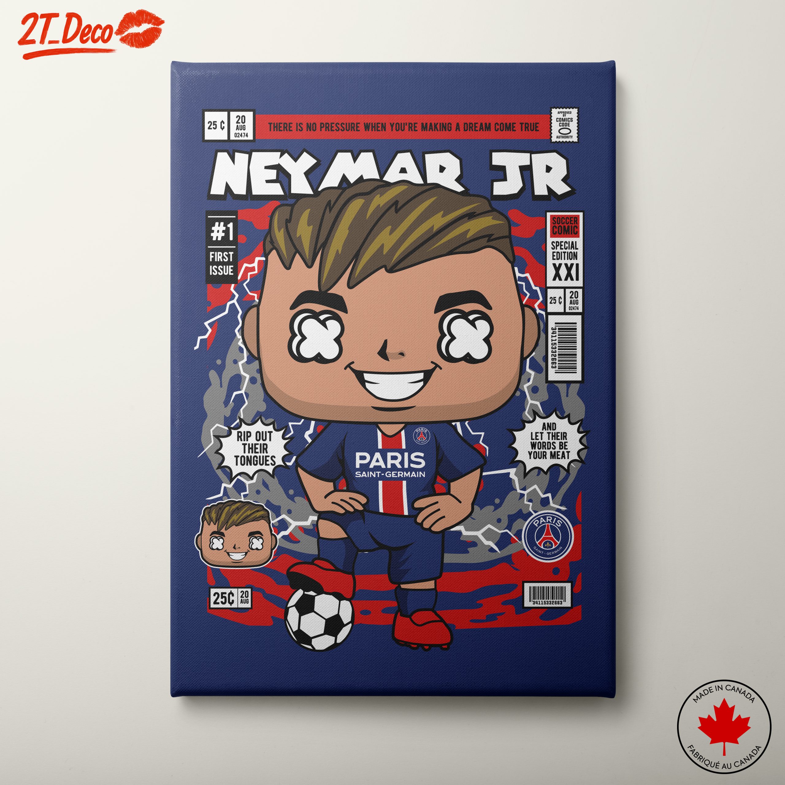 Neymar Jr Animated Character Art