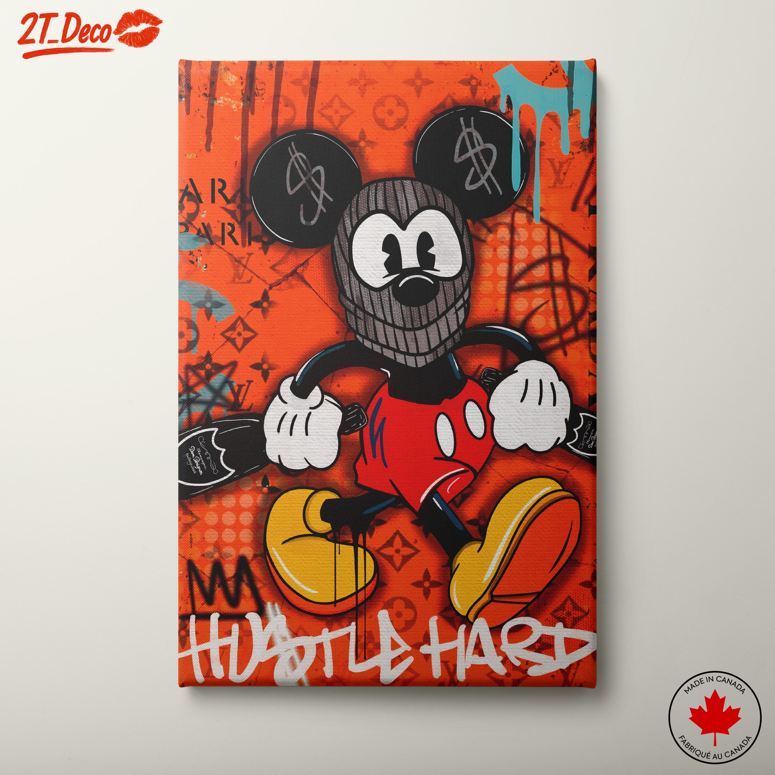 Stylized Character Art Featuring Iconic Mouse