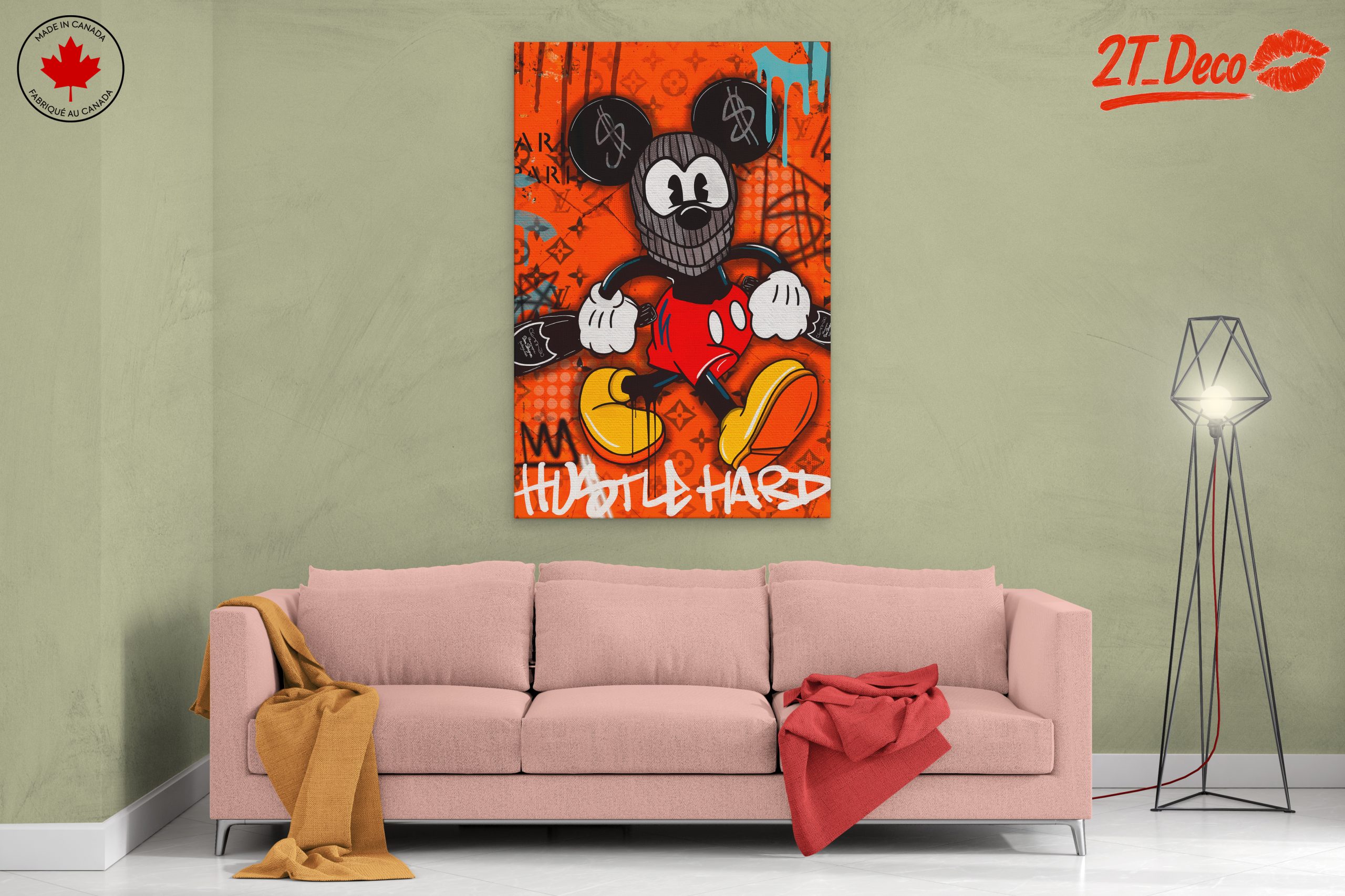 Stylized Character Art Featuring Iconic Mouse - Image 2