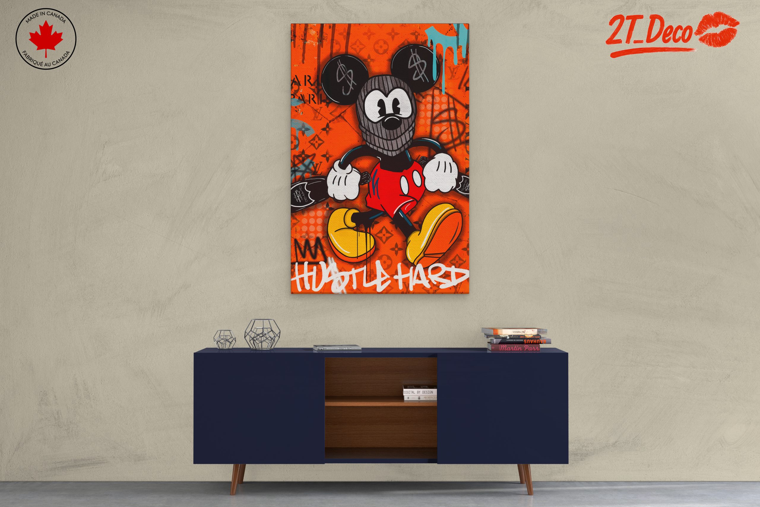 Stylized Character Art Featuring Iconic Mouse - Image 3