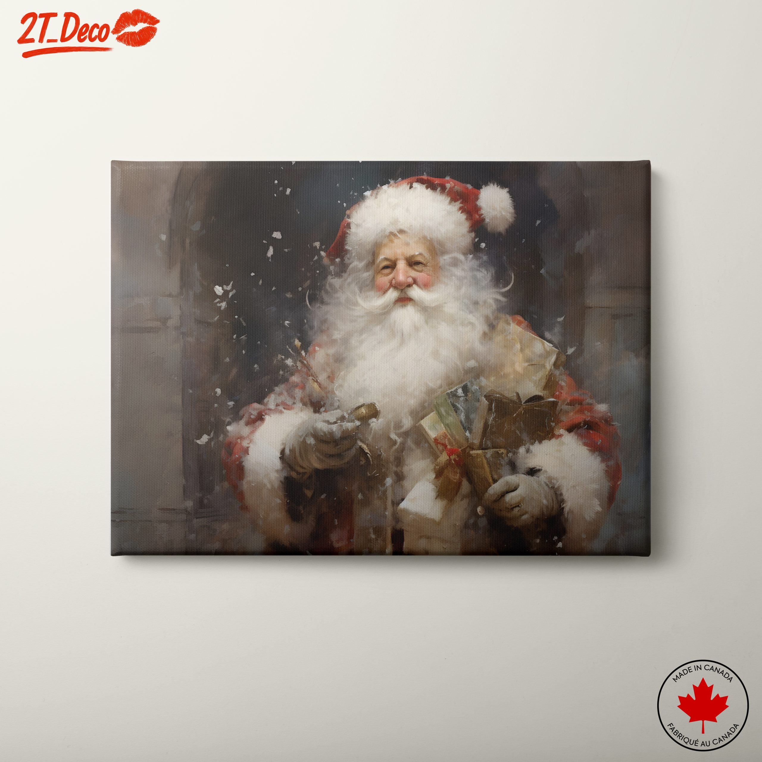 Santa Claus Delivering Holiday Cheer