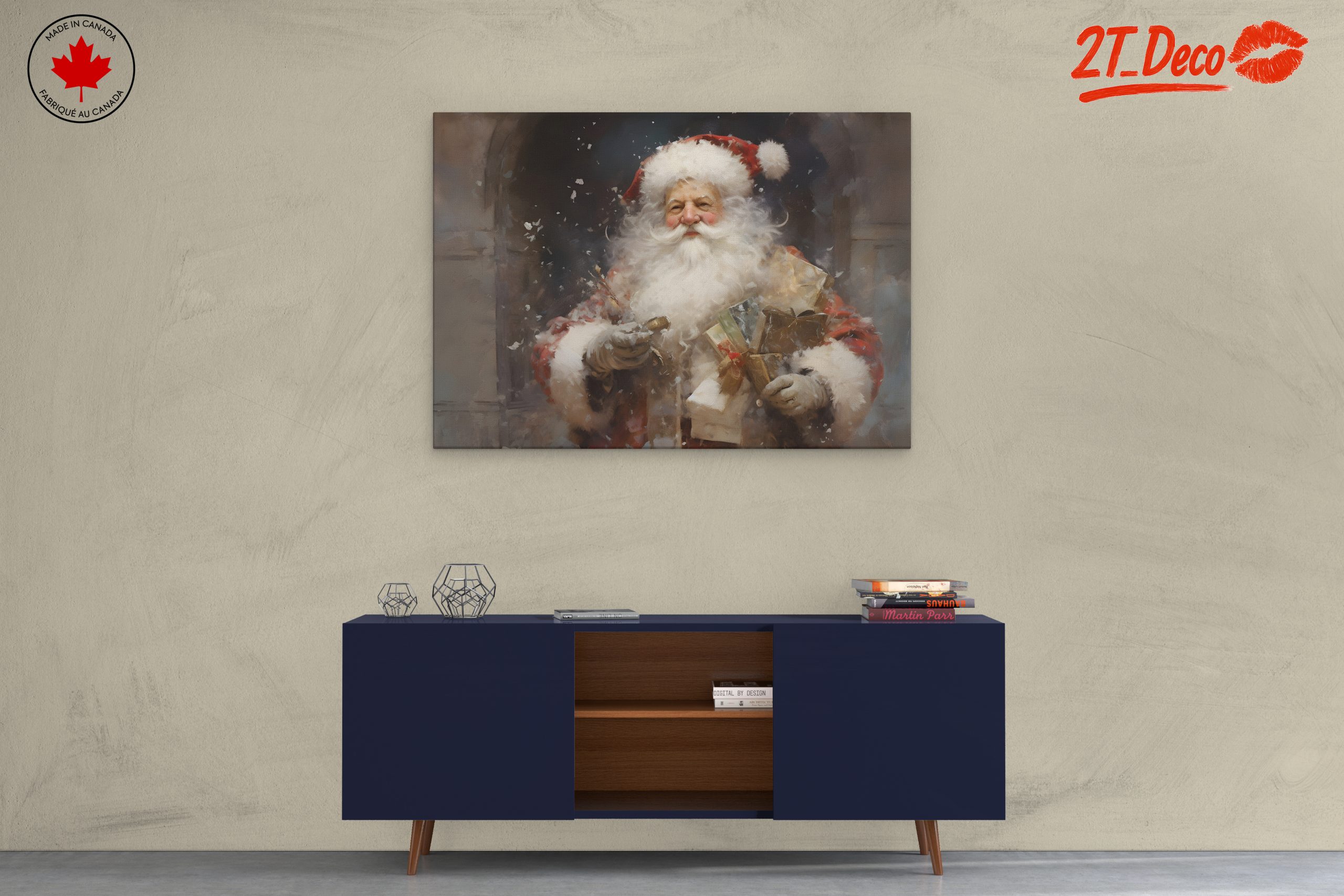 Santa Claus Delivering Holiday Cheer - Image 3