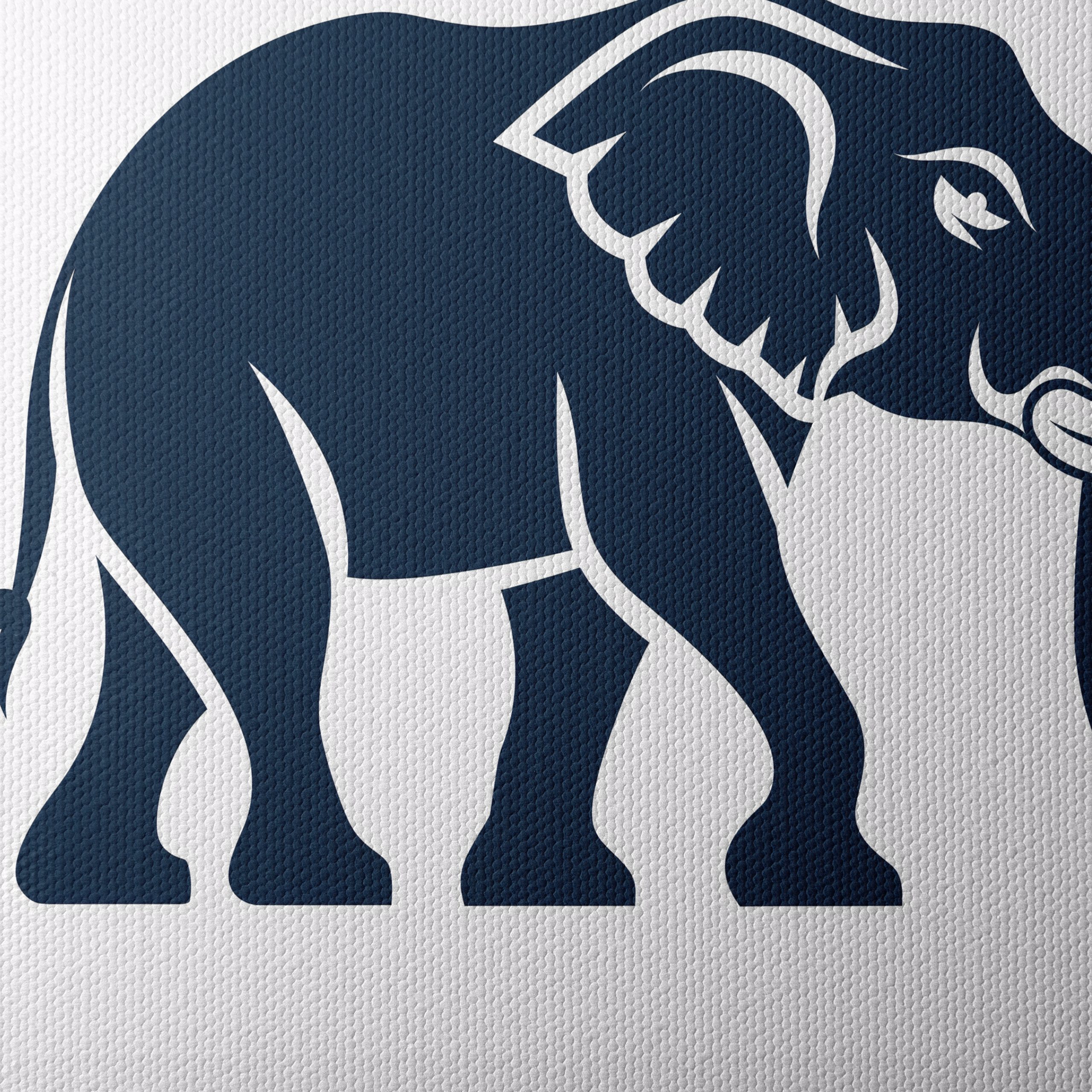 Stylized Elephant Art for Home Decor - Image 4