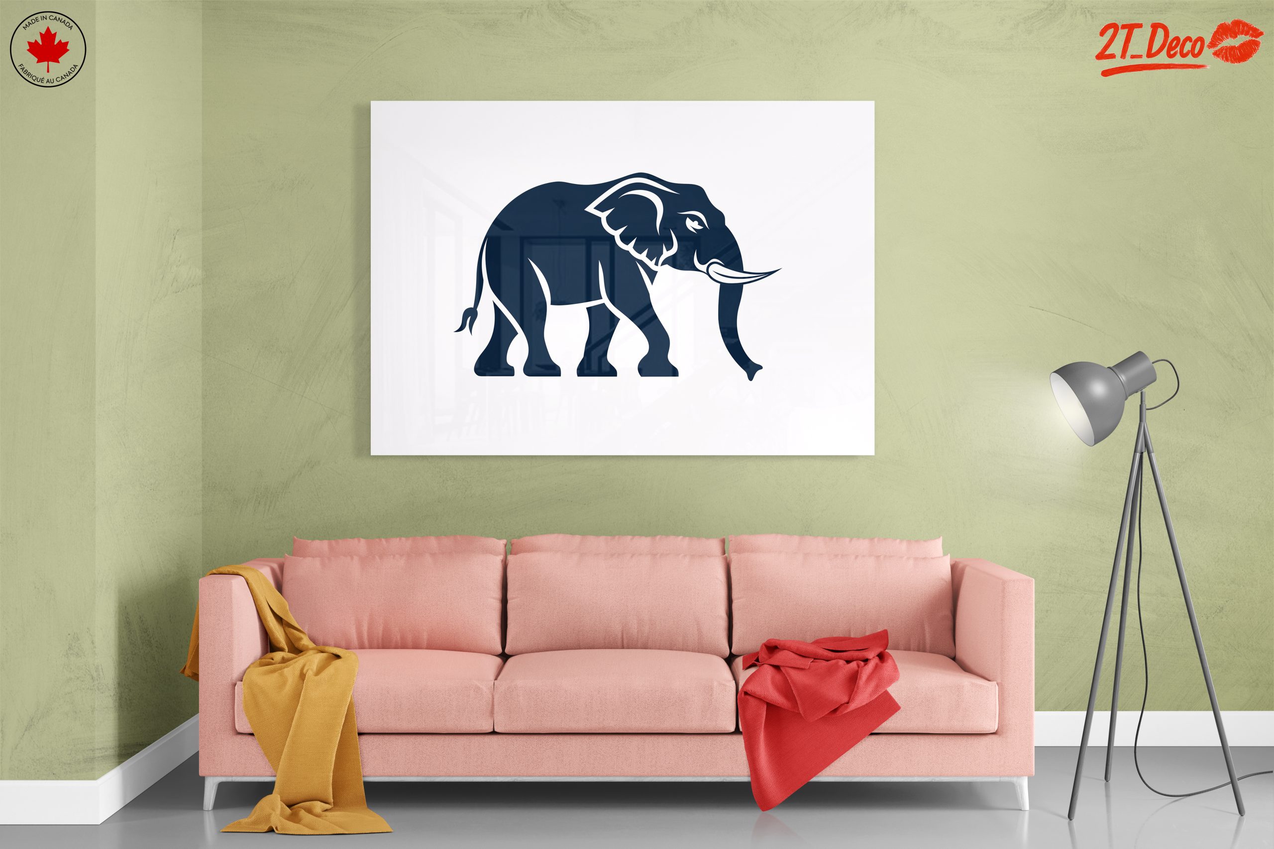 Stylized Elephant Art for Home Decor - Image 7