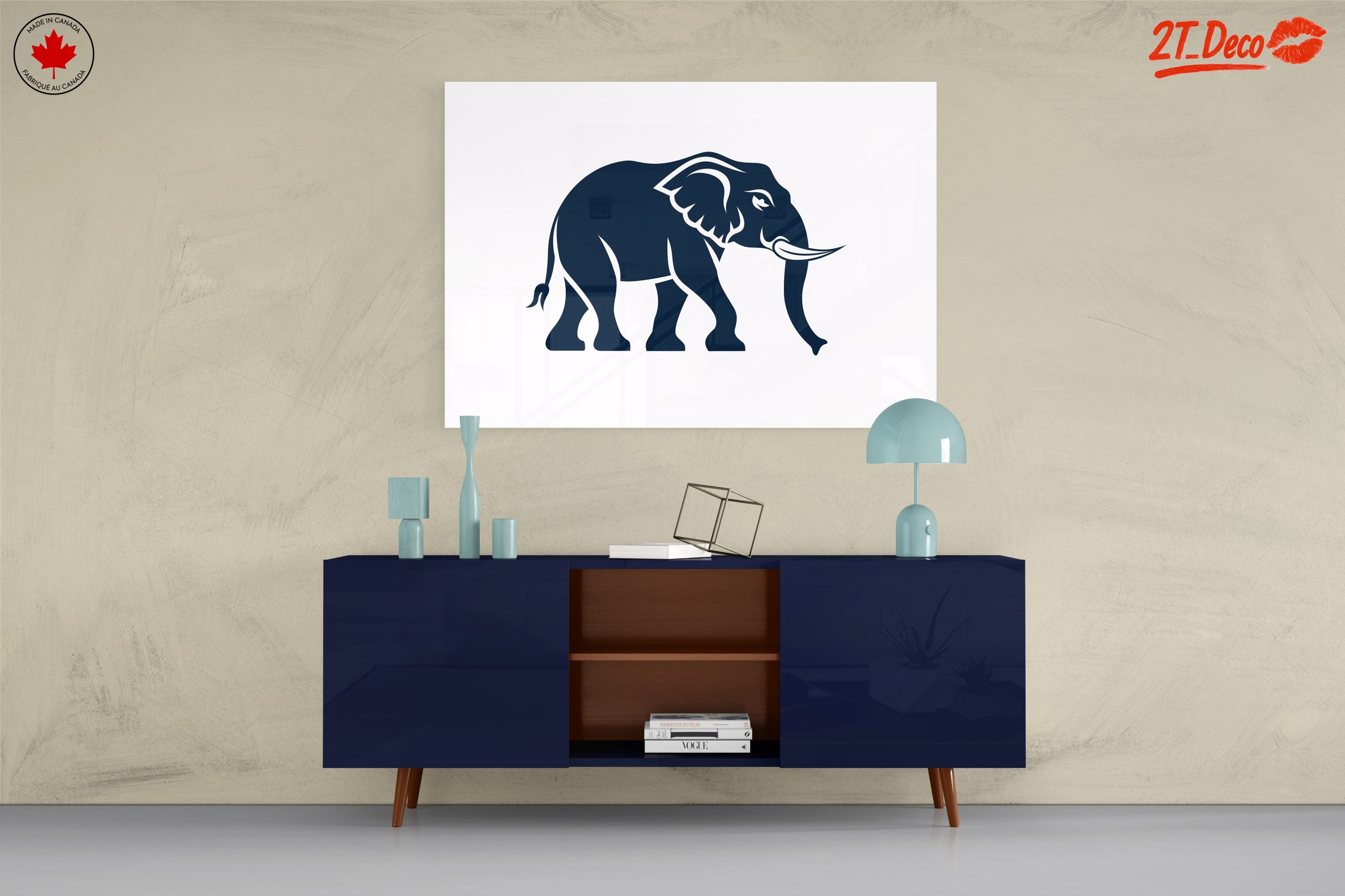 Stylized Elephant Art for Home Decor - Image 8