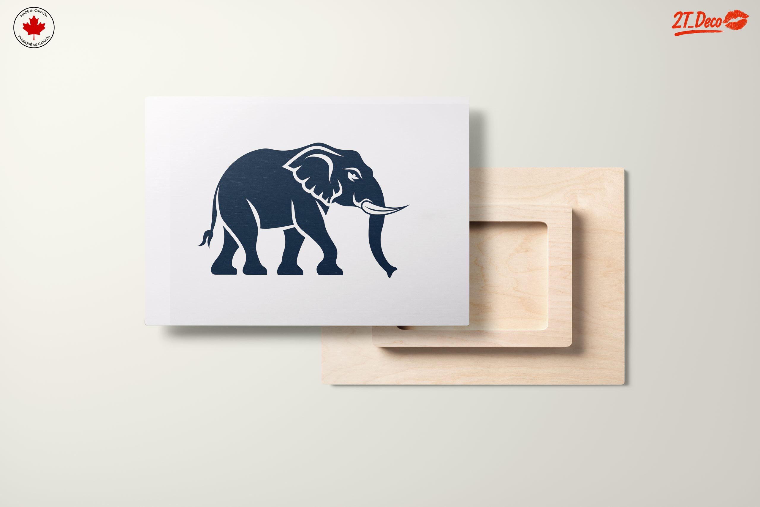 Stylized Elephant Art for Home Decor - Image 11