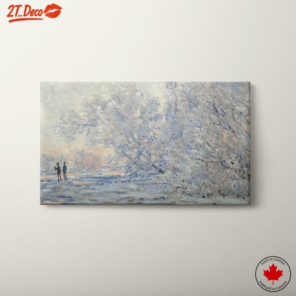 Charming Winter Landscape with Gentle Snow