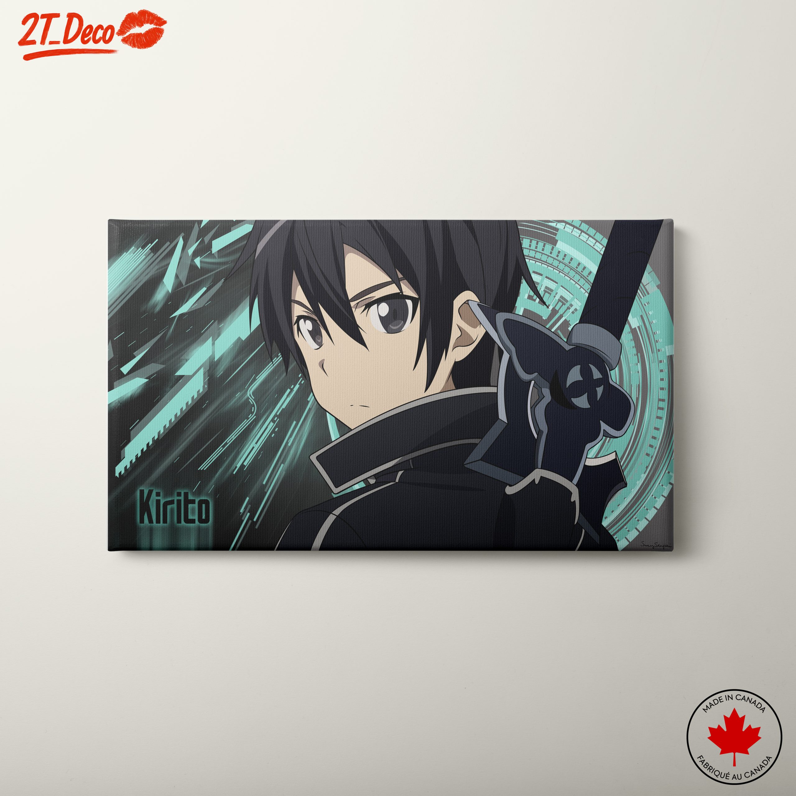 Kirito Character Artwork from Sword Art Online