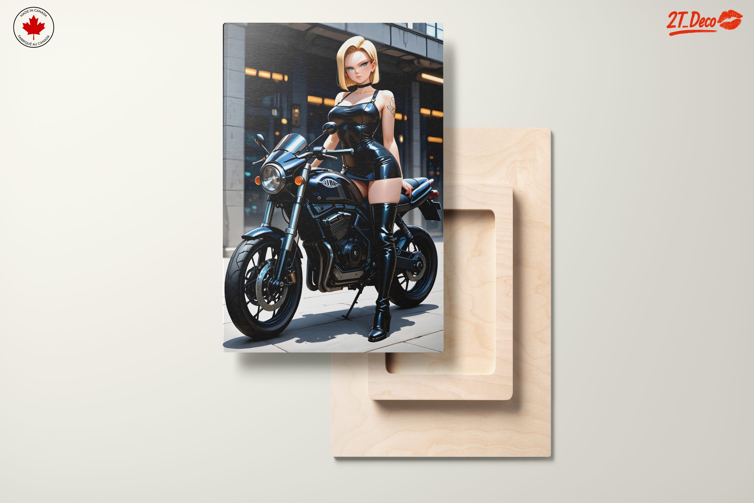 Dynamic Anime Character on Motorcycle - Image 11
