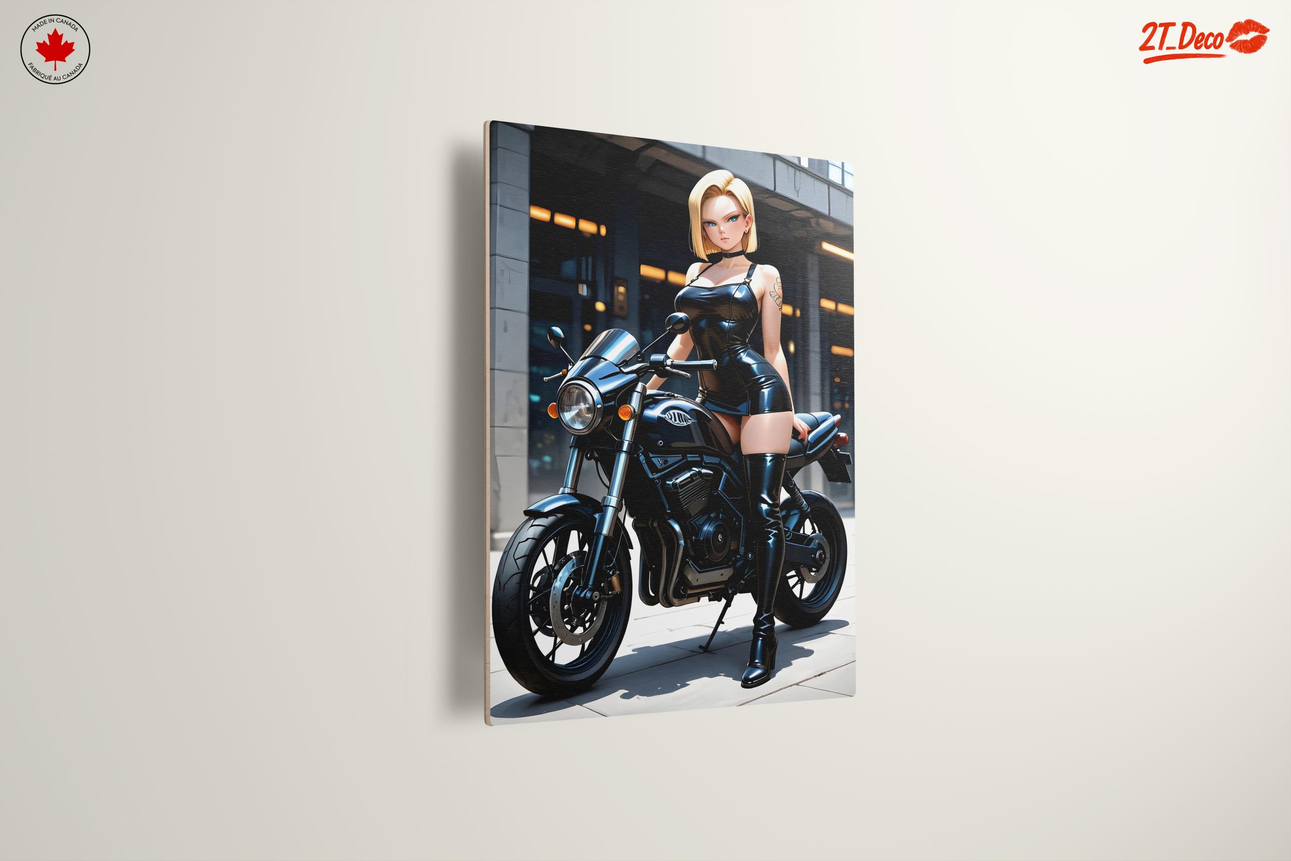 Dynamic Anime Character on Motorcycle - Image 13