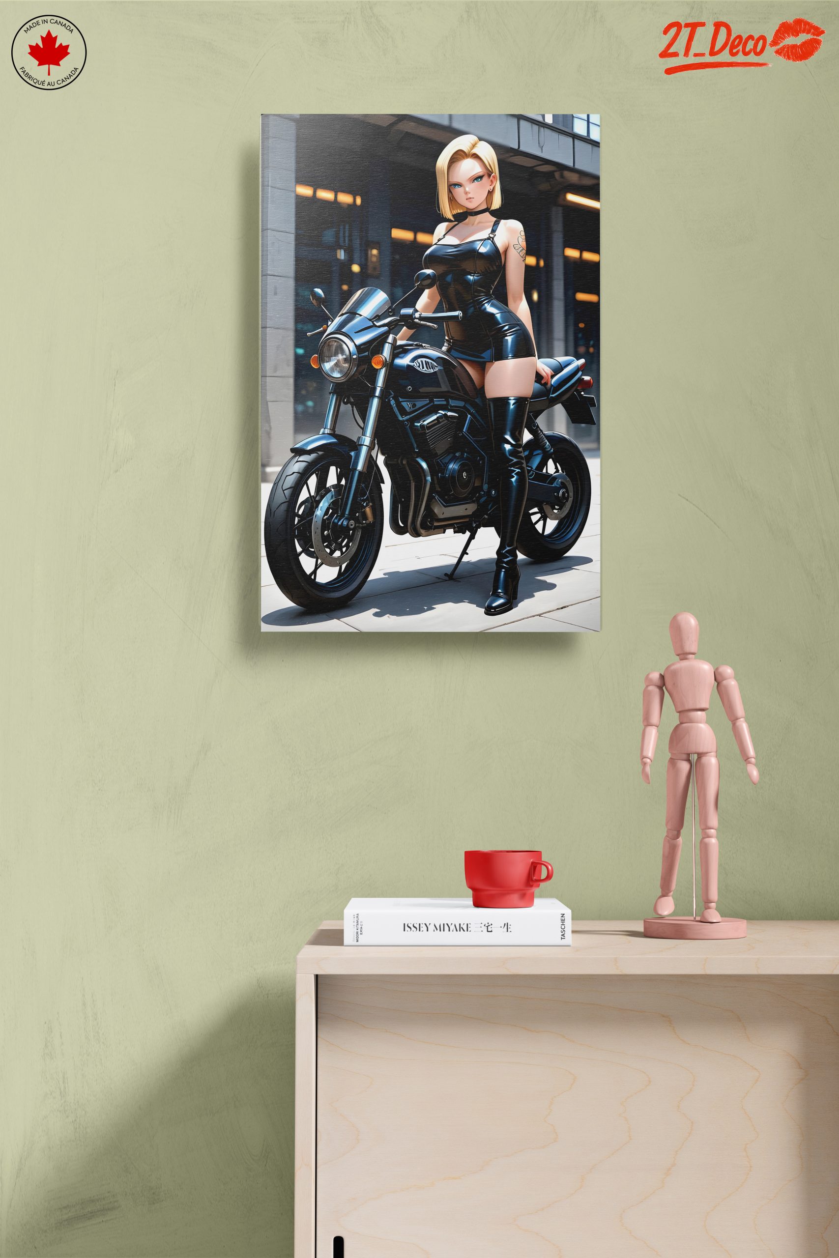 Dynamic Anime Character on Motorcycle - Image 14