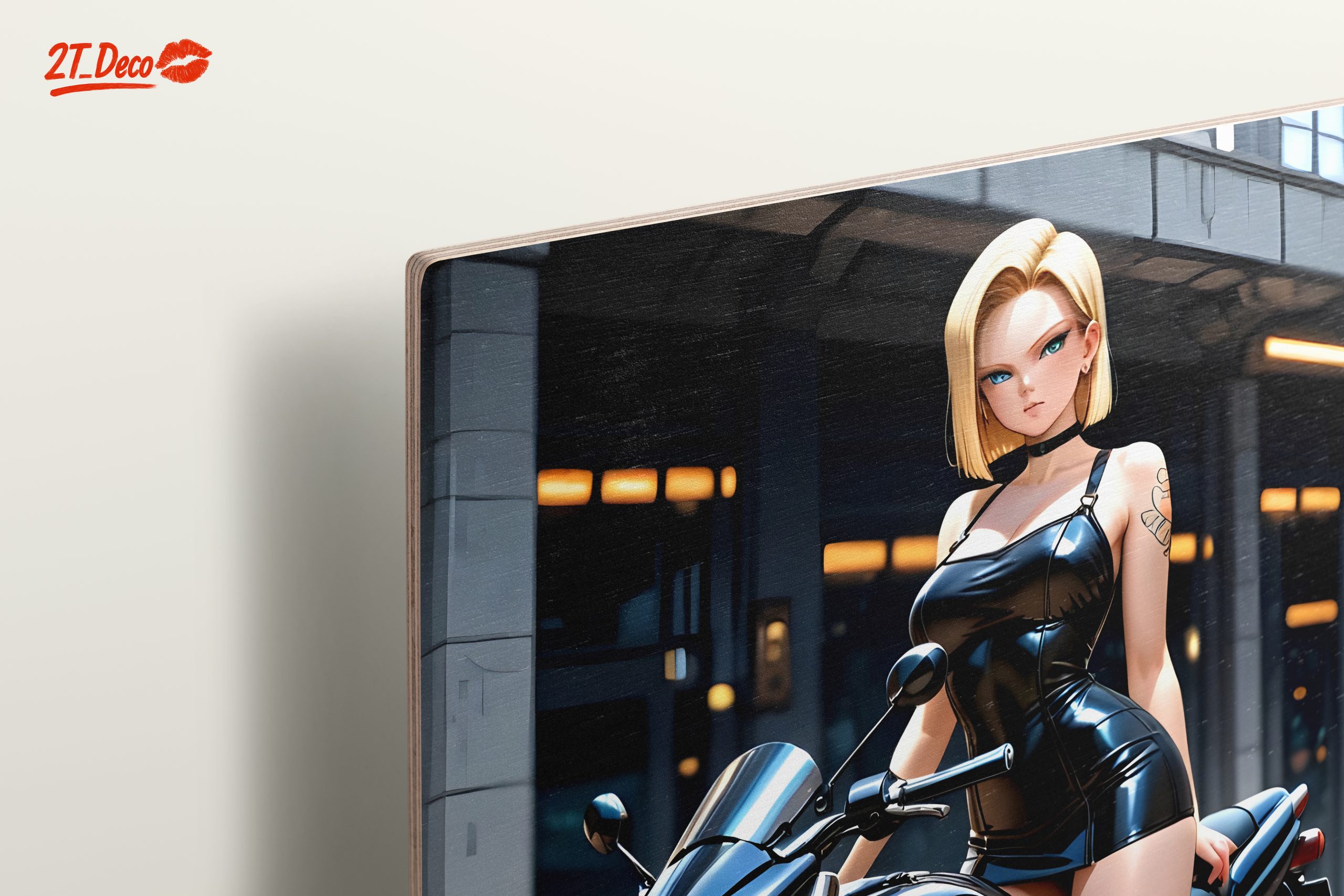Dynamic Anime Character on Motorcycle - Image 15