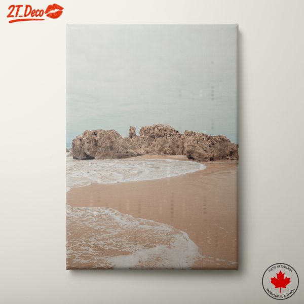 Peaceful Beach Rock Formation