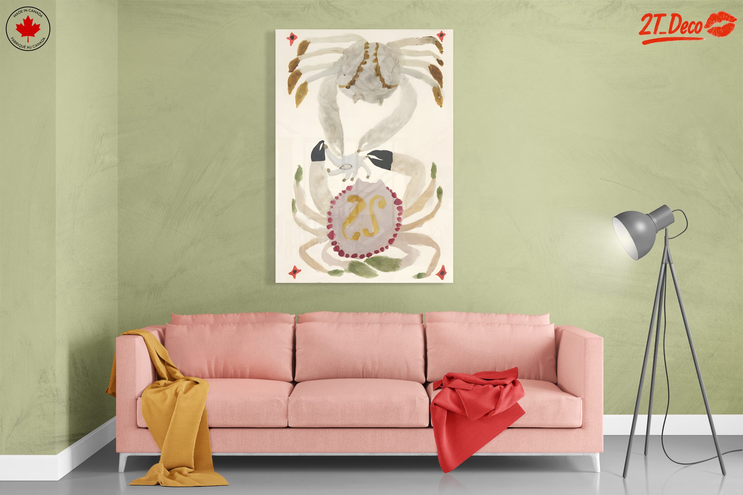 Abstract Crab Art with Colorful Patterns - Image 7