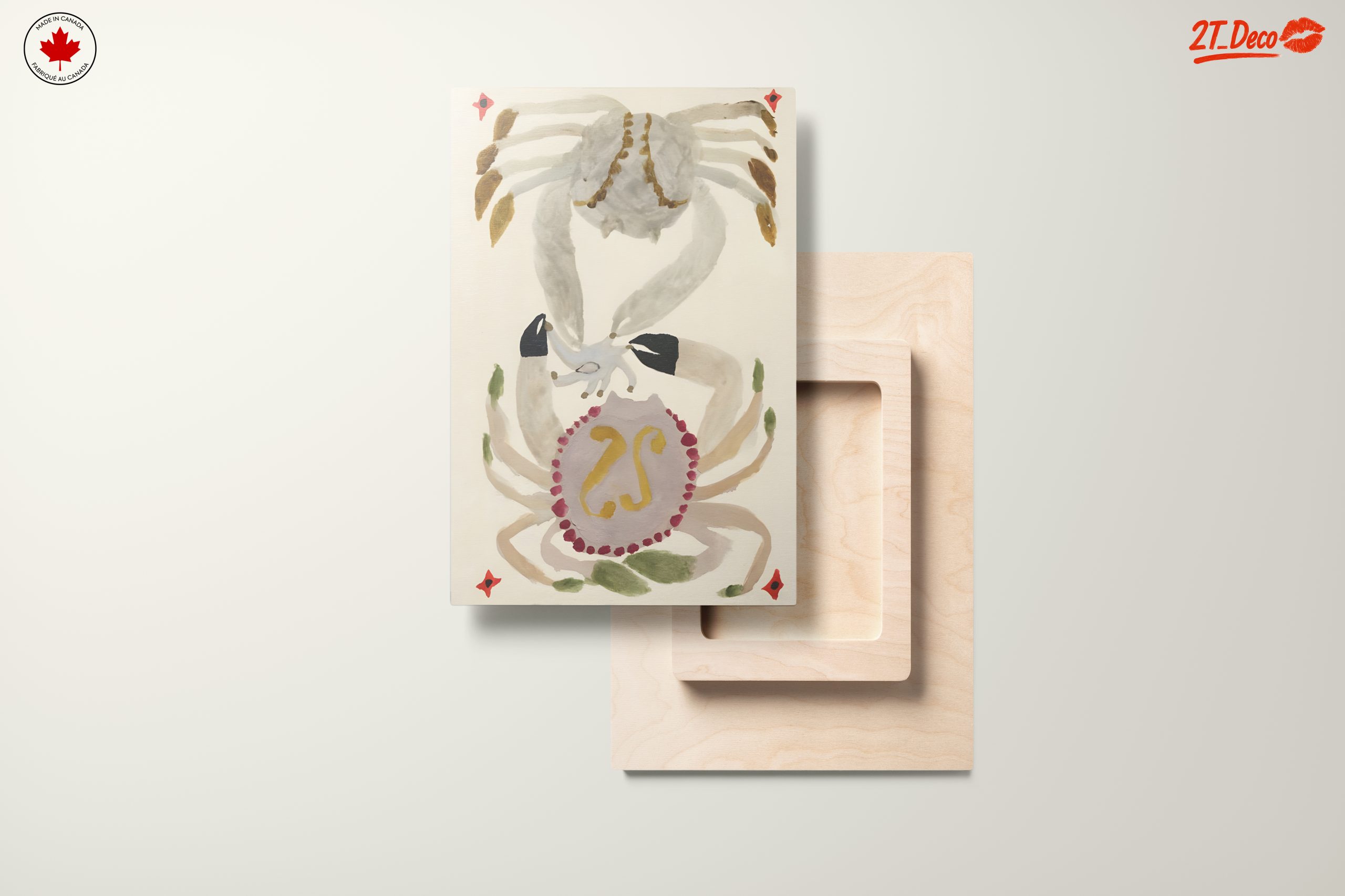 Abstract Crab Art with Colorful Patterns - Image 11
