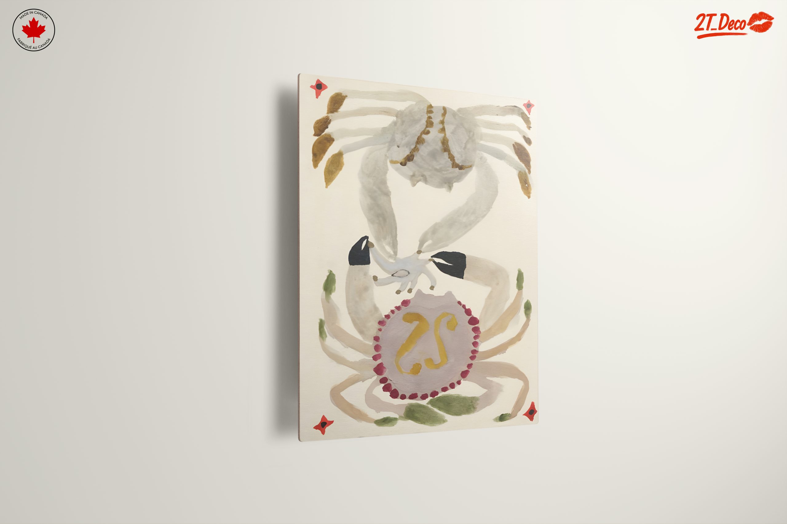 Abstract Crab Art with Colorful Patterns - Image 13