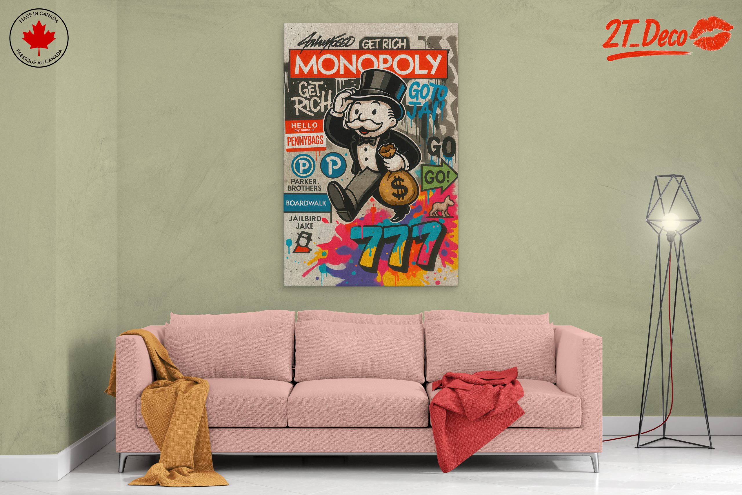 Monopoly Pop Art Inspired Print - Image 2
