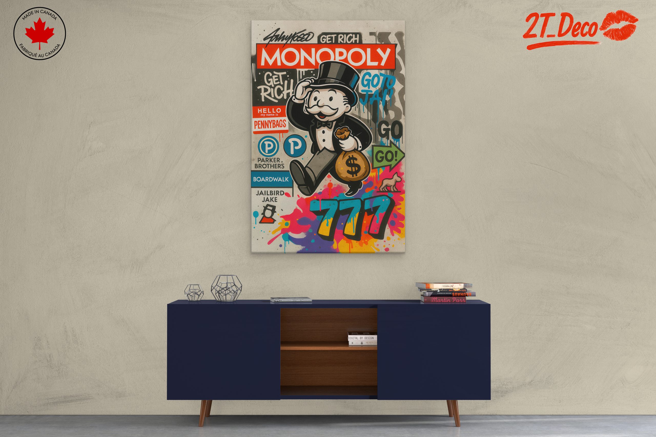 Monopoly Pop Art Inspired Print - Image 3
