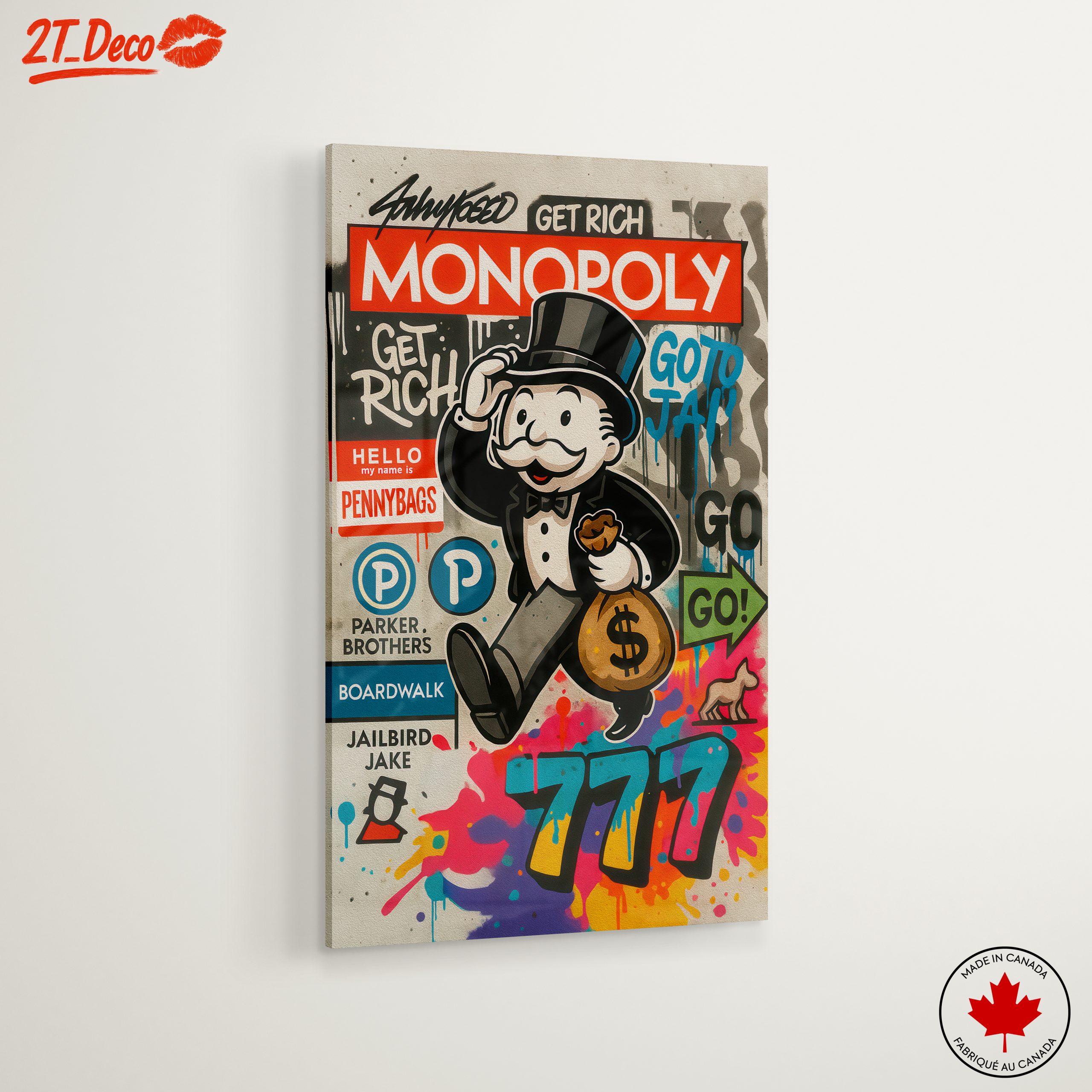 Monopoly Pop Art Inspired Print - Image 6
