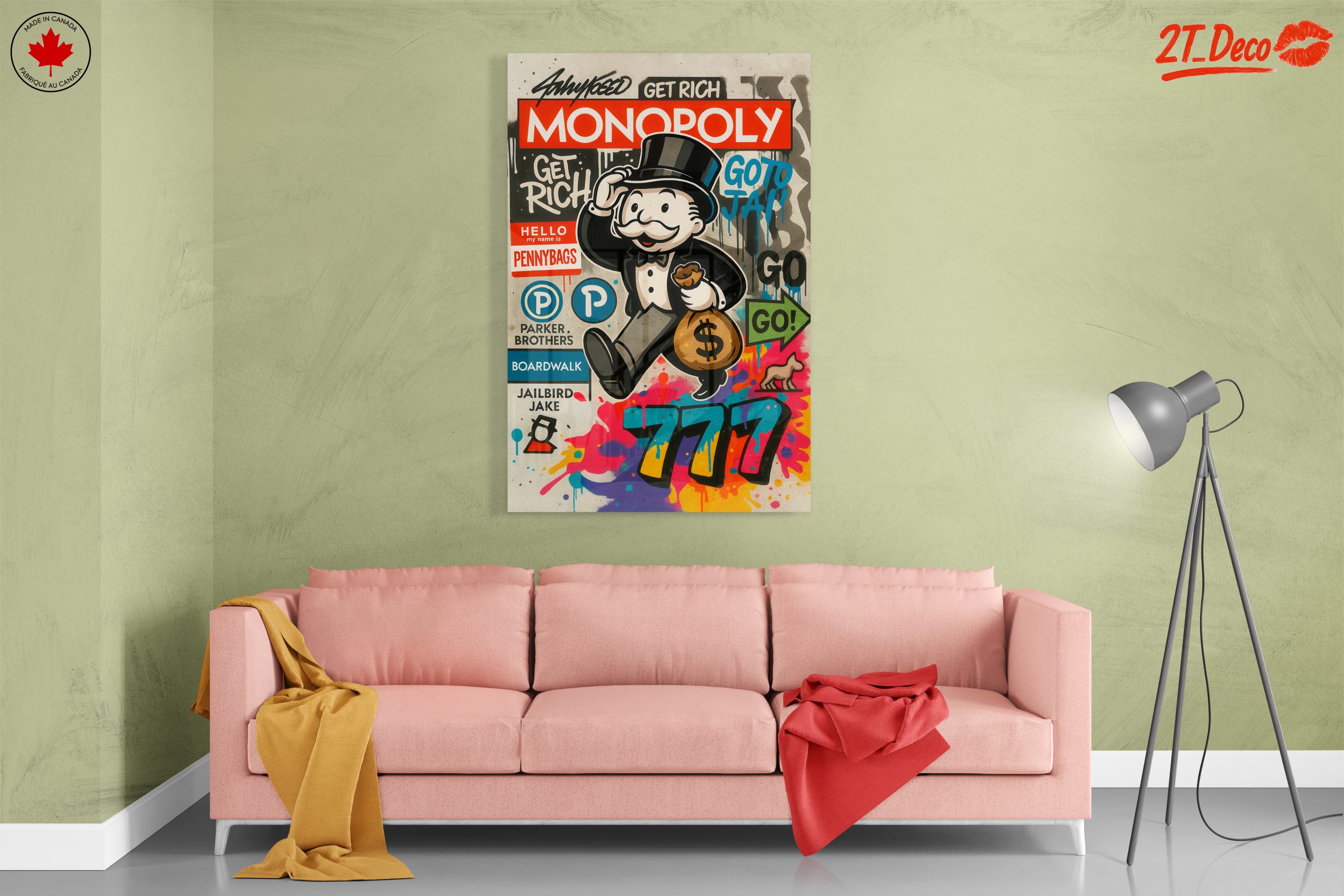 Monopoly Pop Art Inspired Print - Image 7