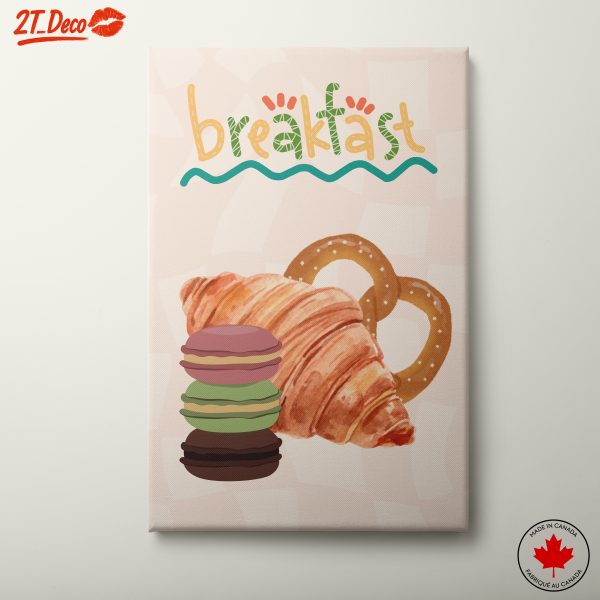 Colorful Abstract Breakfast Art