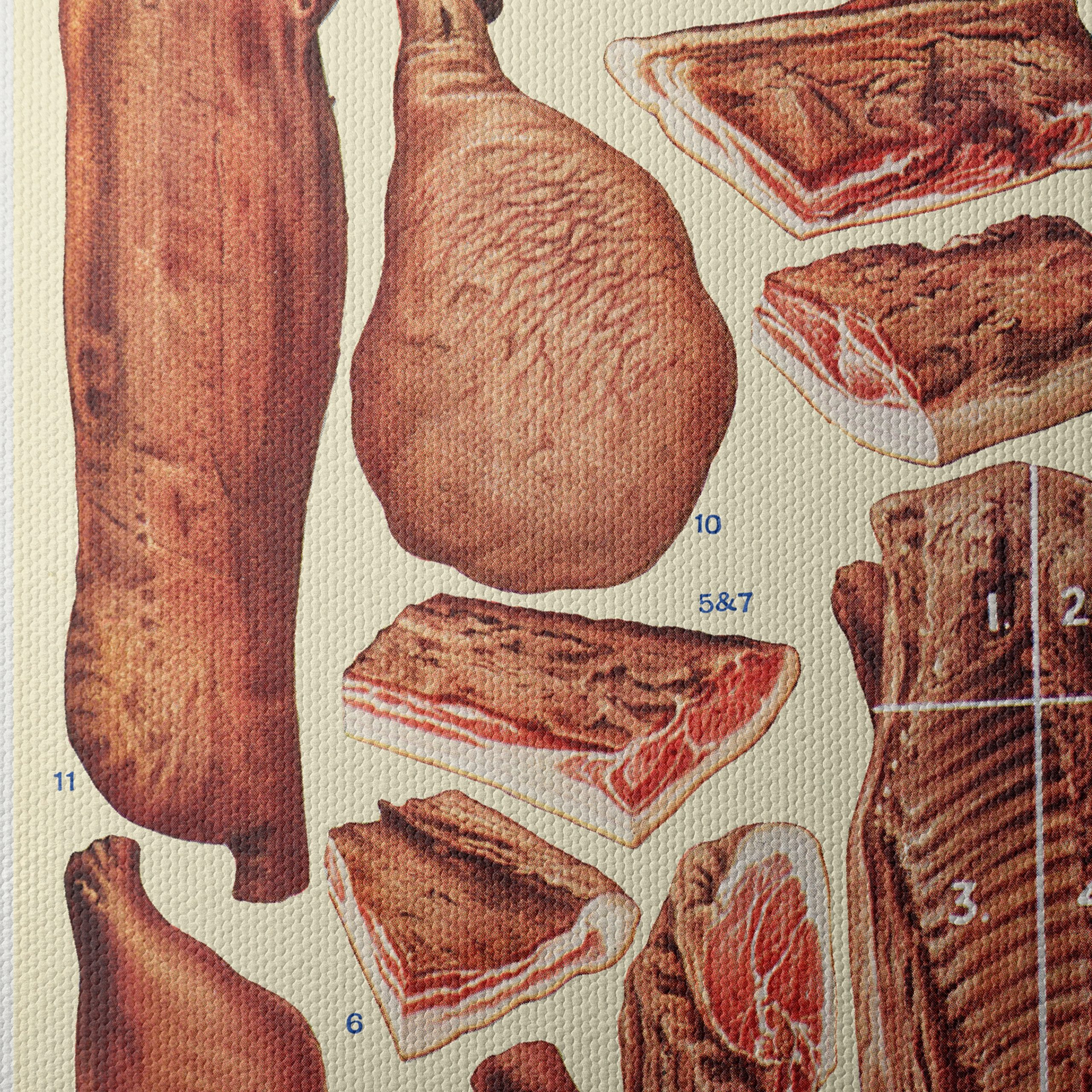 Artistic Representation of Bacon and Ham Cuts - Image 4
