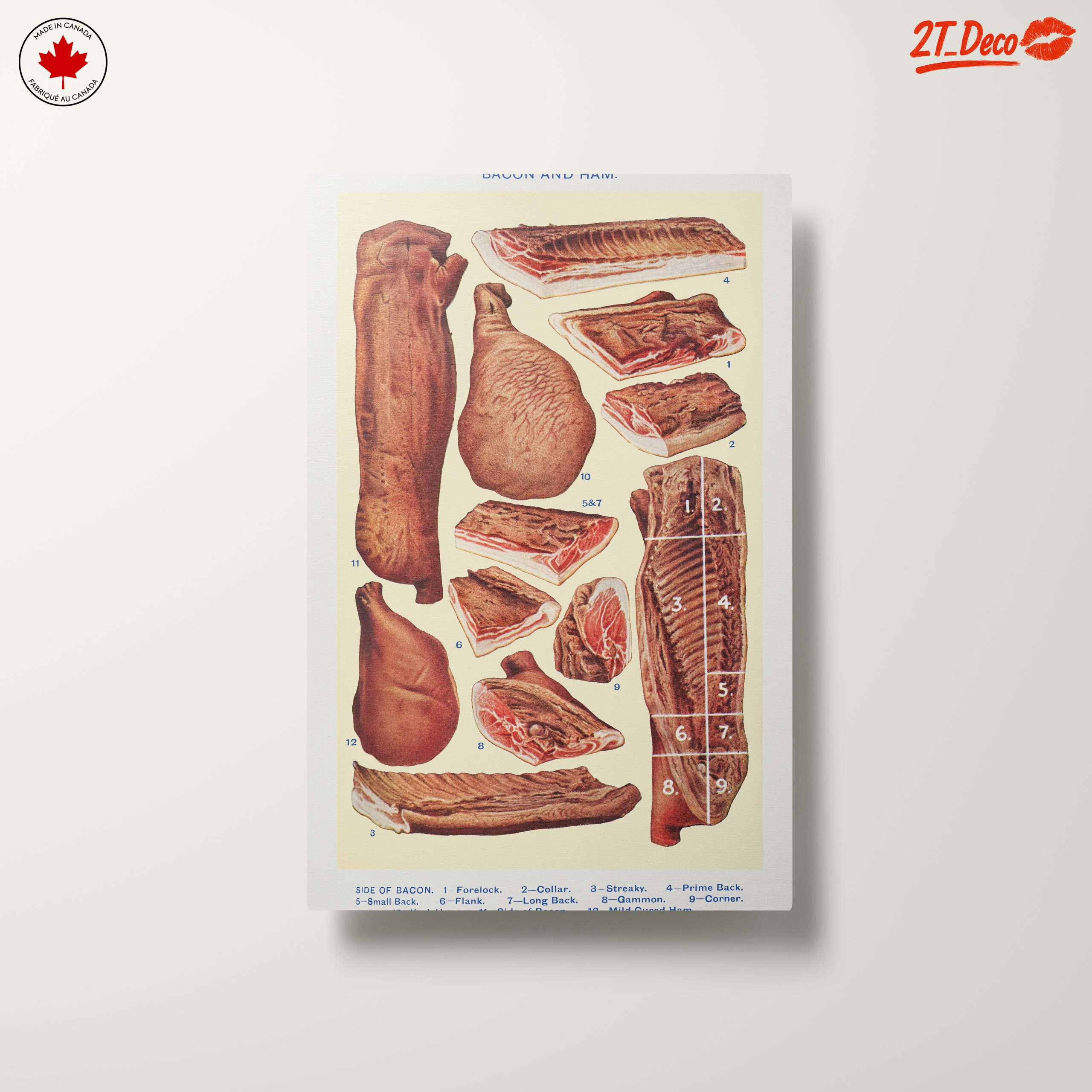 Artistic Representation of Bacon and Ham Cuts - Image 10