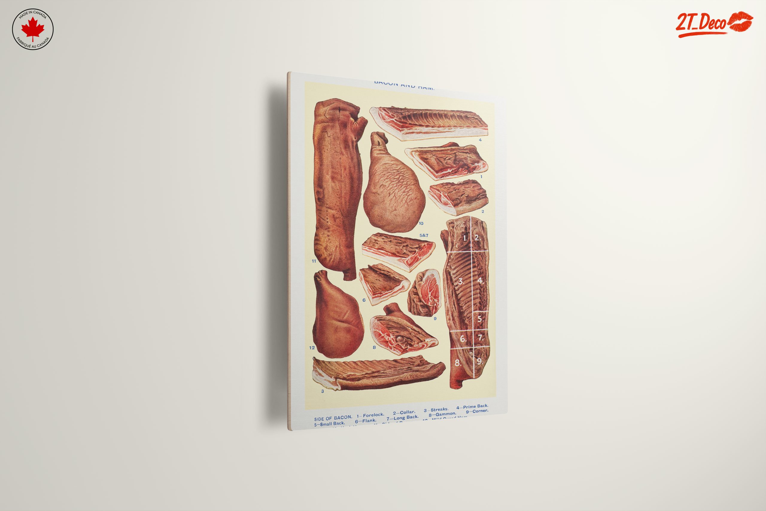 Artistic Representation of Bacon and Ham Cuts - Image 13