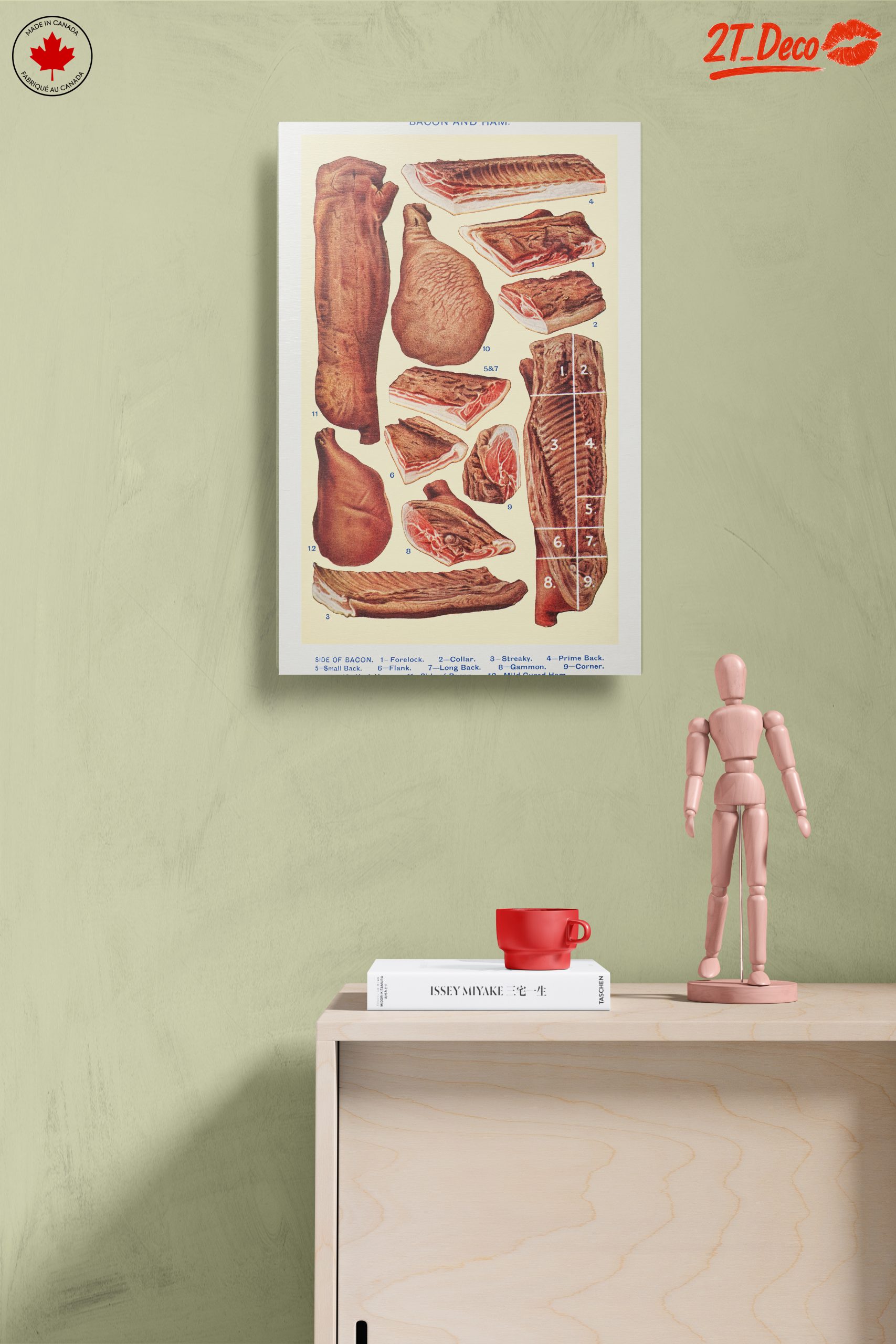 Artistic Representation of Bacon and Ham Cuts - Image 14