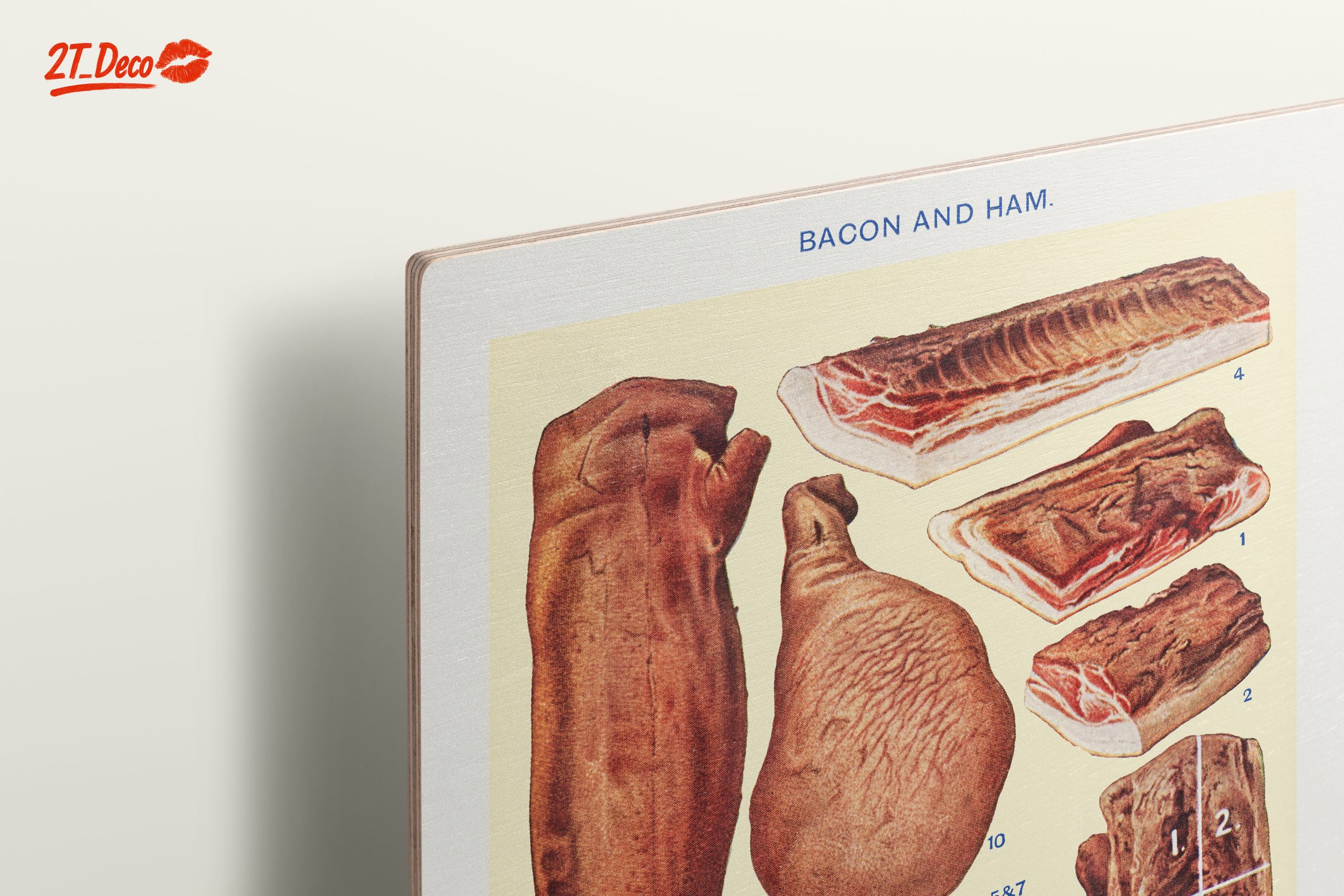 Artistic Representation of Bacon and Ham Cuts - Image 15